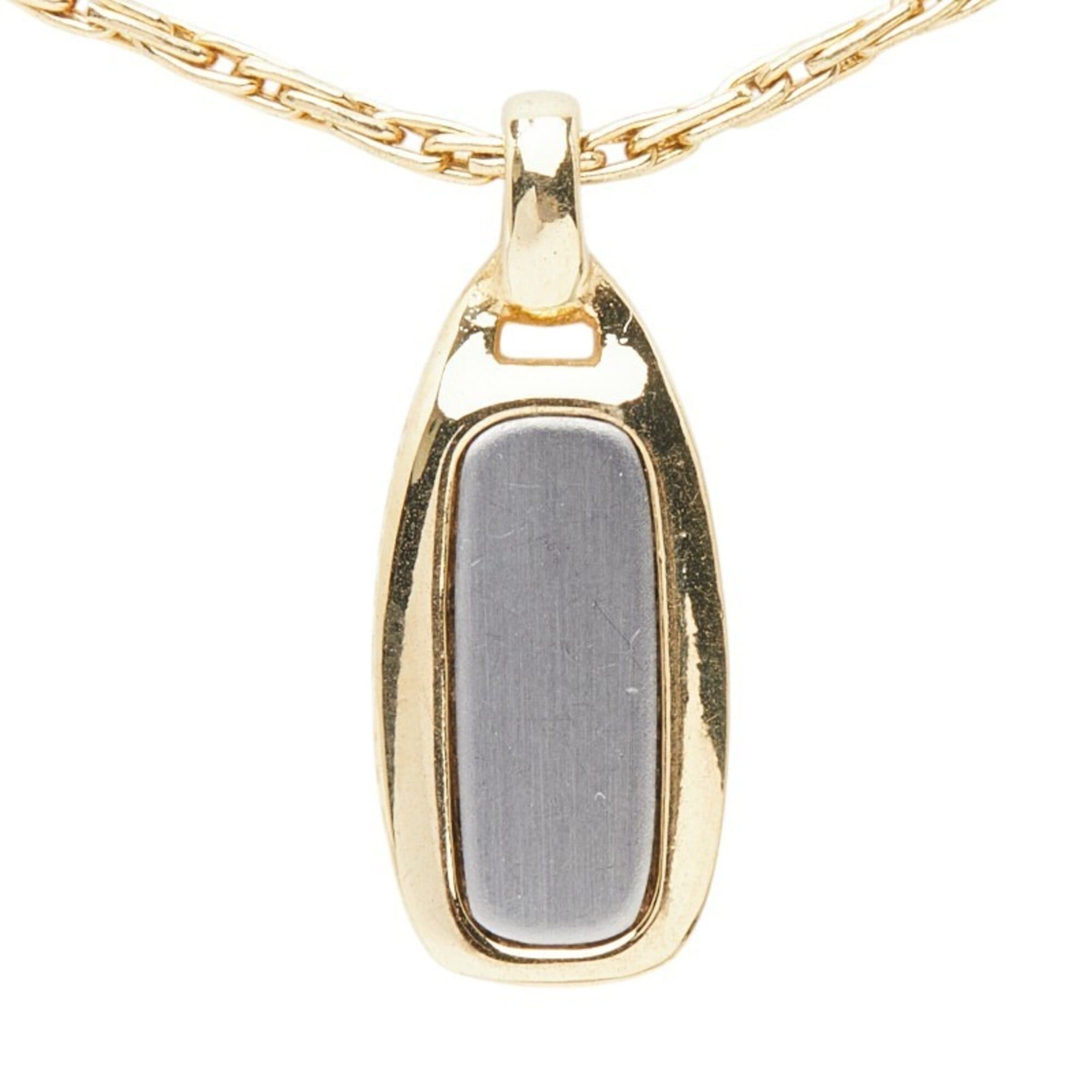 Dior Christian Dior Dior Logo Necklace, Gold Plated, Women's Size ONE SIZE - 2 Thumbnail