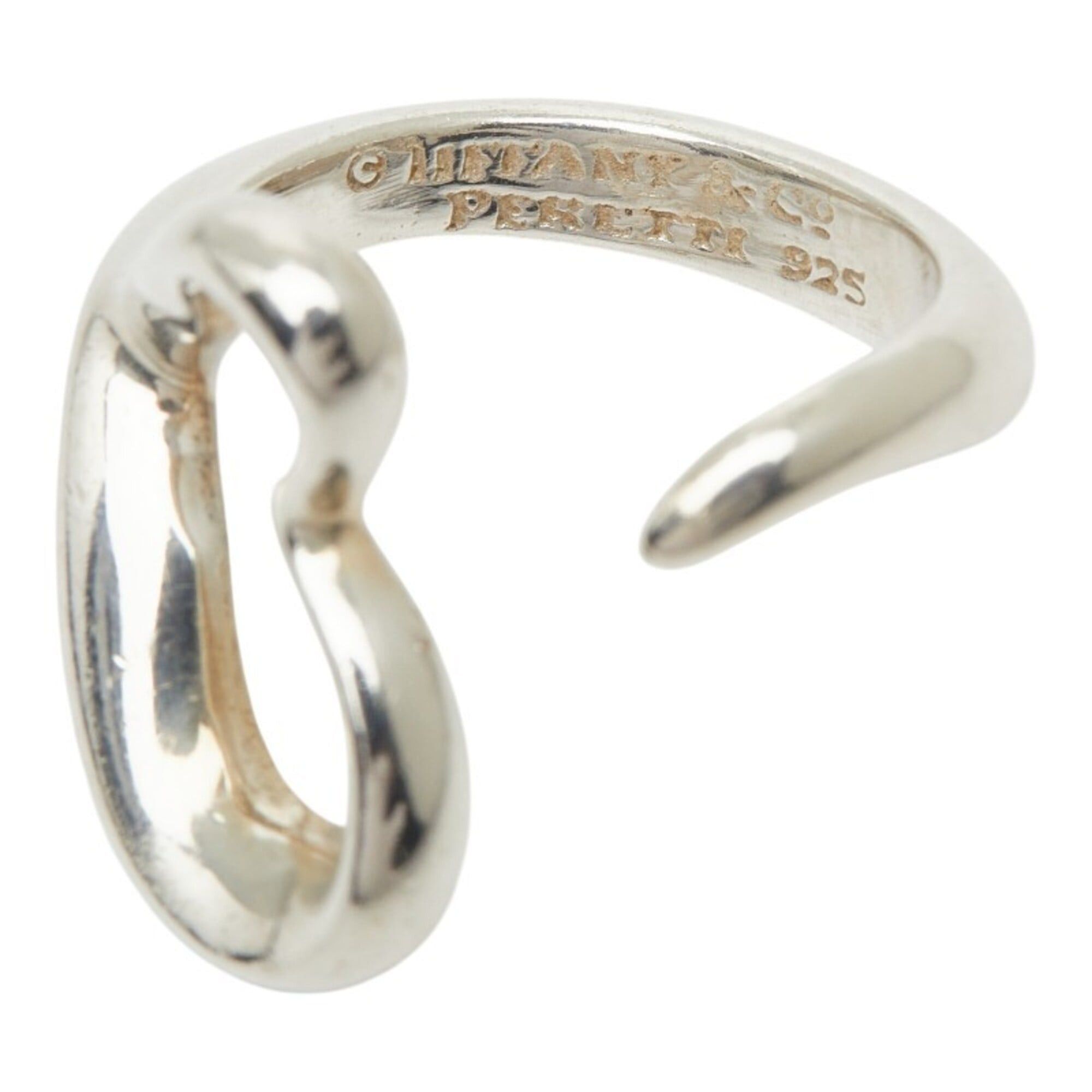 Tiffany & Co. Tiffany & Co. Open Heart Ring, Sterling Silver (SV925), Women's Ring. Size ONE SIZE - 5 Thumbnail