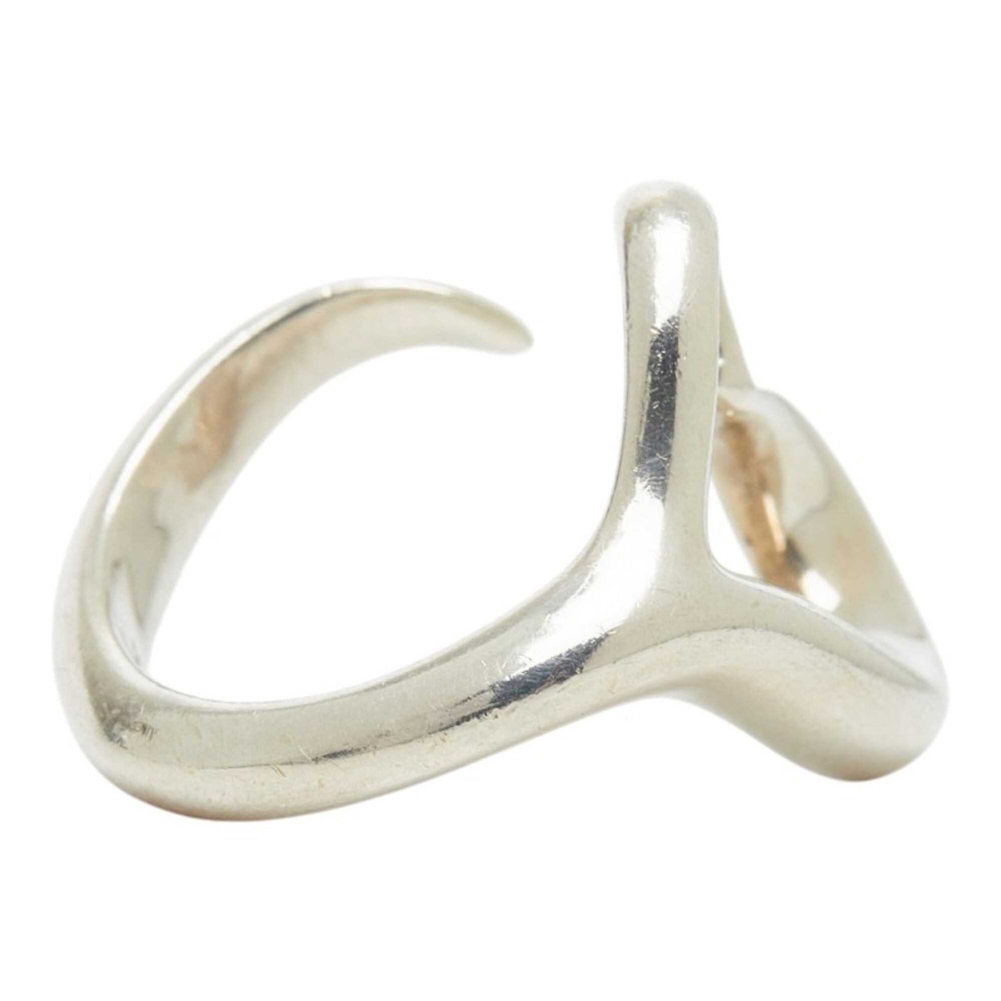 Tiffany & Co. Tiffany & Co. Open Heart Ring, Sterling Silver (SV925), Women's Ring. Size ONE SIZE - 2 Thumbnail