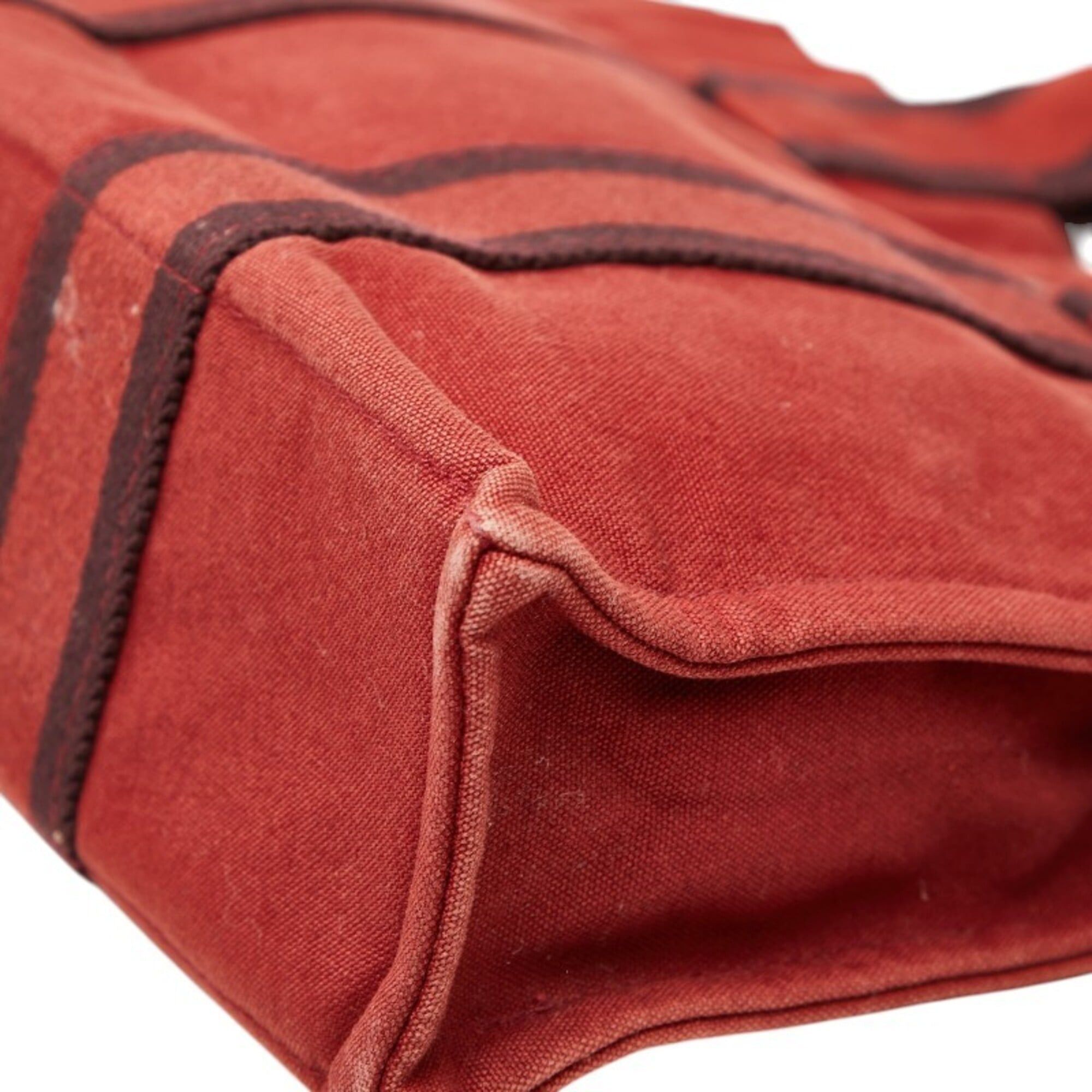 Hermes Hermes Fourre-Tout PM Mini Tote Bag Handbag Red Canvas Women's HERMES Size ONE SIZE - 6 Thumbnail