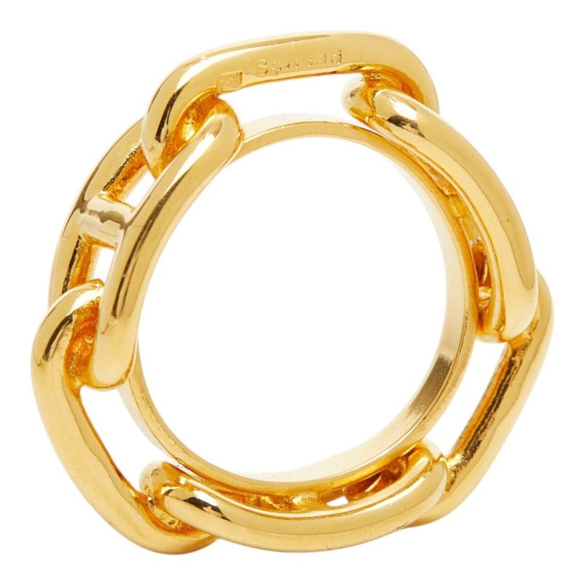Hermes Hermes Lucadet Chaine d'Ancre Scarf Muffler Ring Gold Plated Women's HERMES Size ONE SIZE - 5 Thumbnail