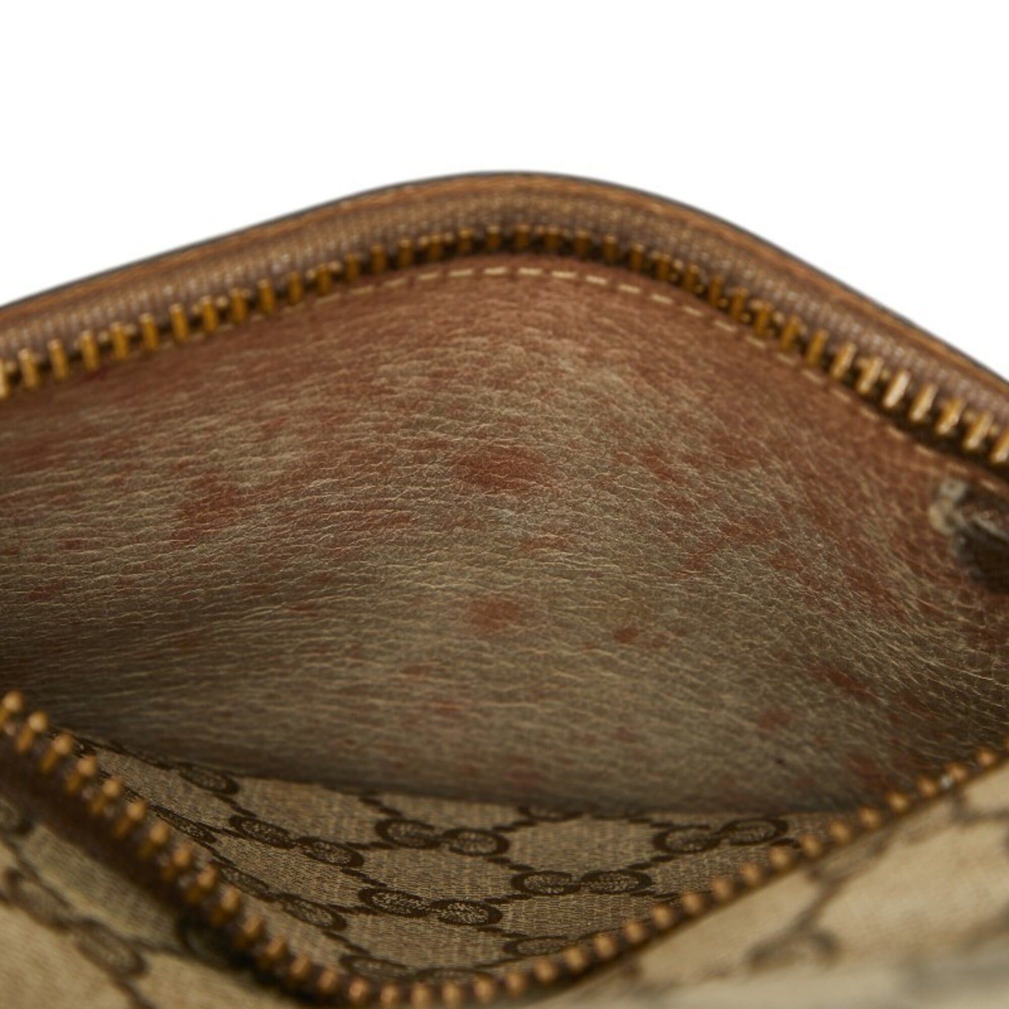 Gucci Gucci Sherry Line Old GG Supreme Handbag Tote Bag Shoulder Brown Leather Women's GUCCI Size ONE SIZE - 9 Thumbnail