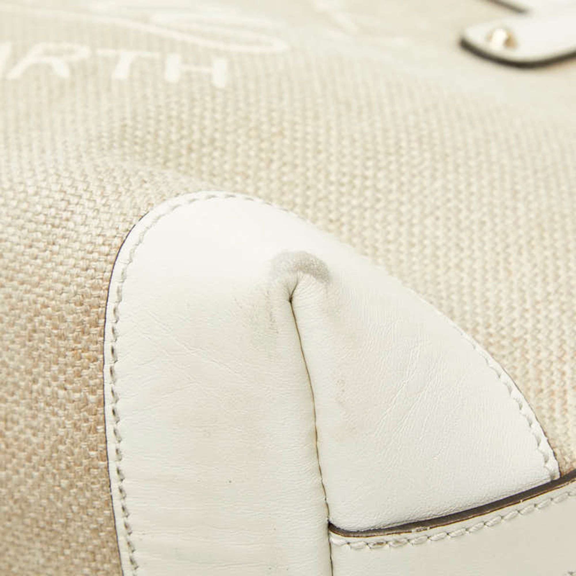 Gucci Gucci Craft Japan Limited Edition Handbag Tote Bag Shoulder 269878 White Beige Canvas Leather Women's GUCCI Size ONE SIZE - 7 Thumbnail
