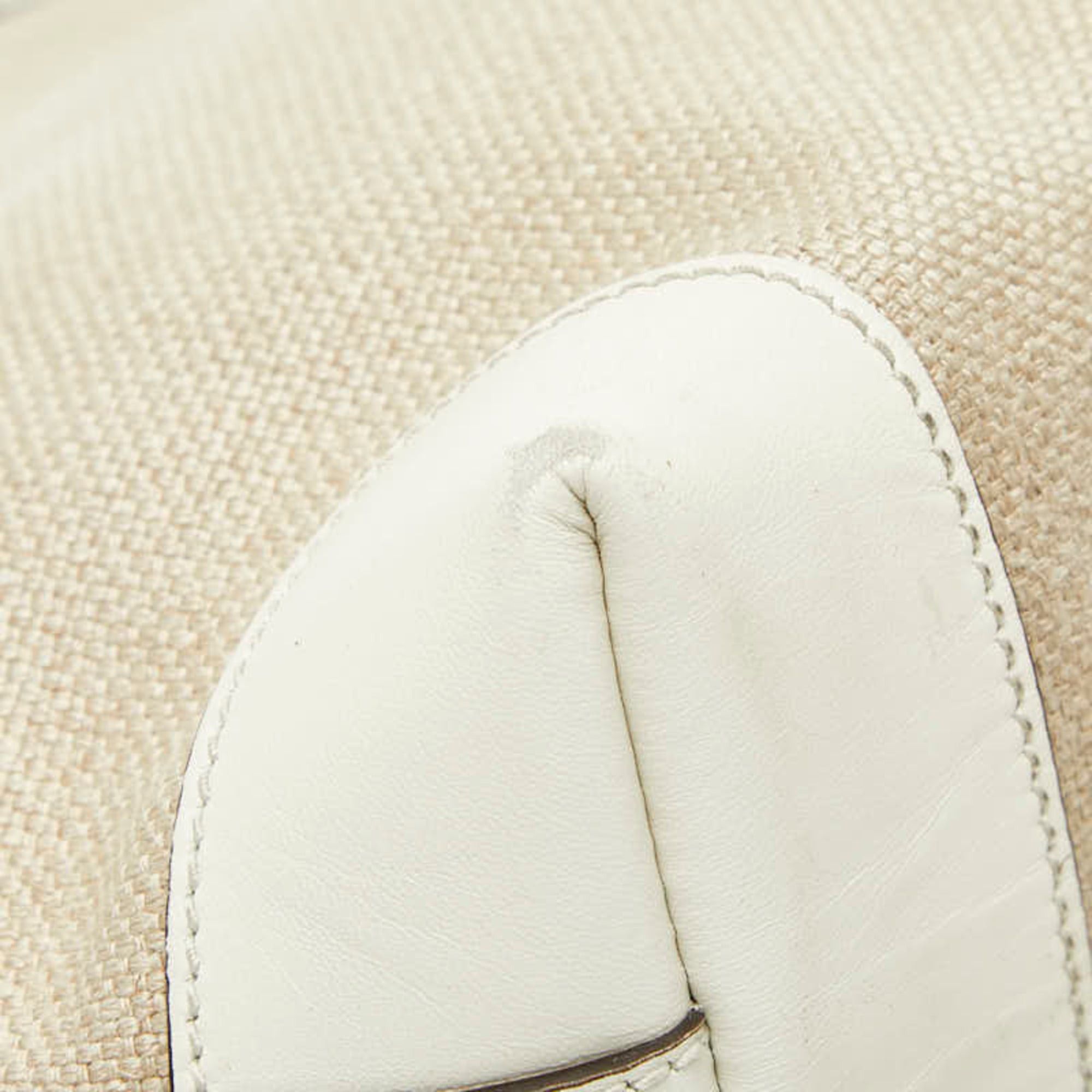 Gucci Gucci Craft Japan Limited Edition Handbag Tote Bag Shoulder 269878 White Beige Canvas Leather Women's GUCCI Size ONE SIZE - 6 Thumbnail