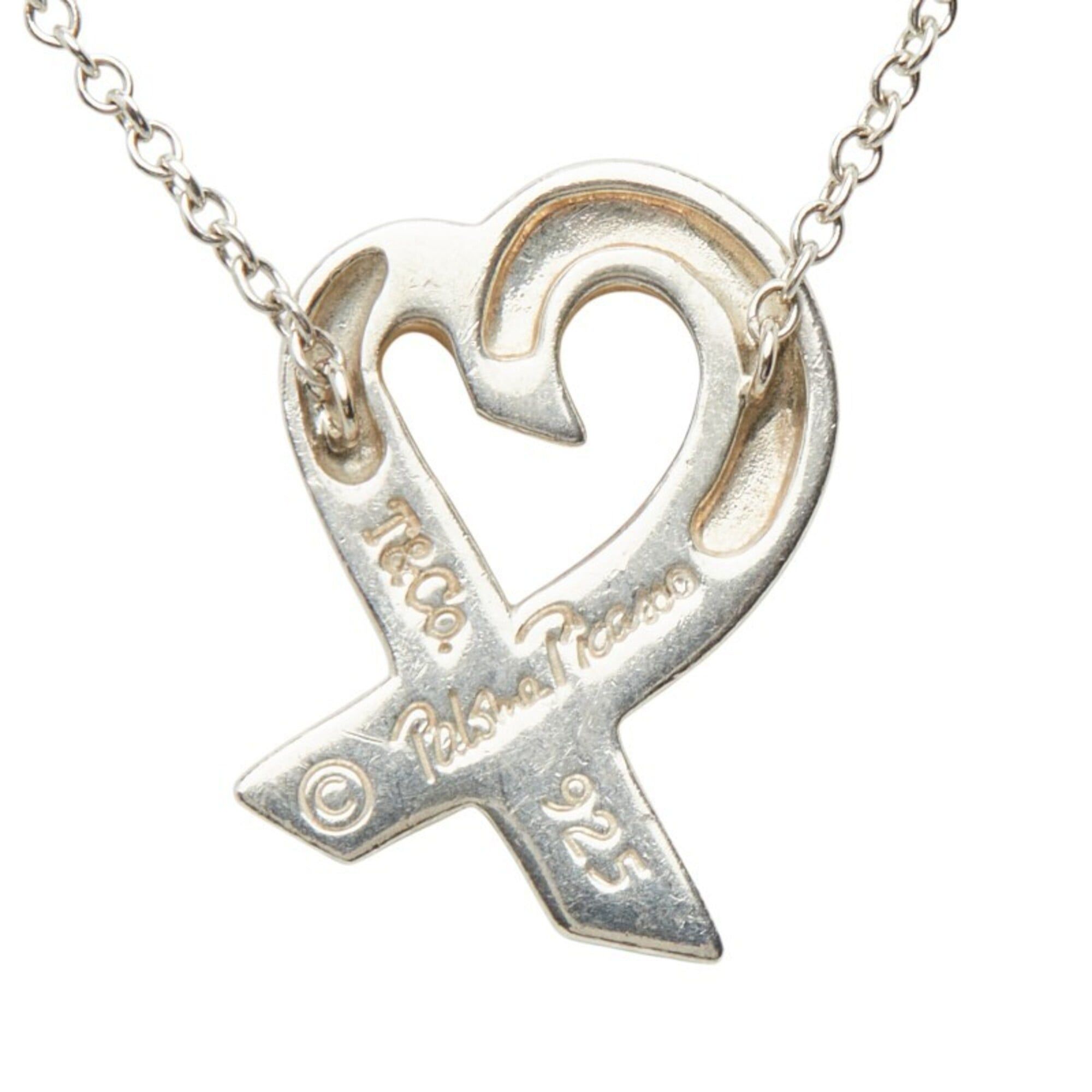 Tiffany & Co. Tiffany & Co. Loving Heart Necklace, SV925 Silver, Women's. Size ONE SIZE - 3 Thumbnail