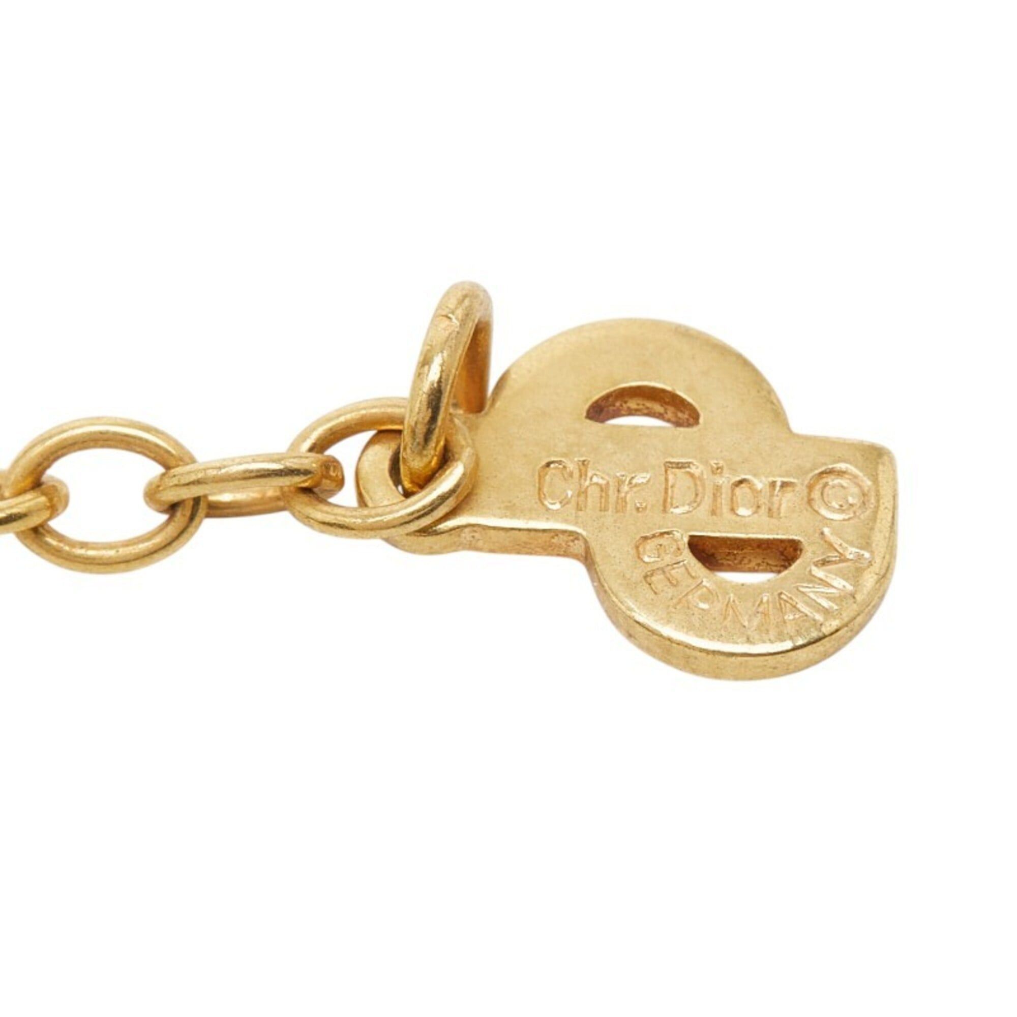 Dior Christian Dior Dior Logo Necklace, Gold Plated, Women's Size ONE SIZE - 6 Thumbnail