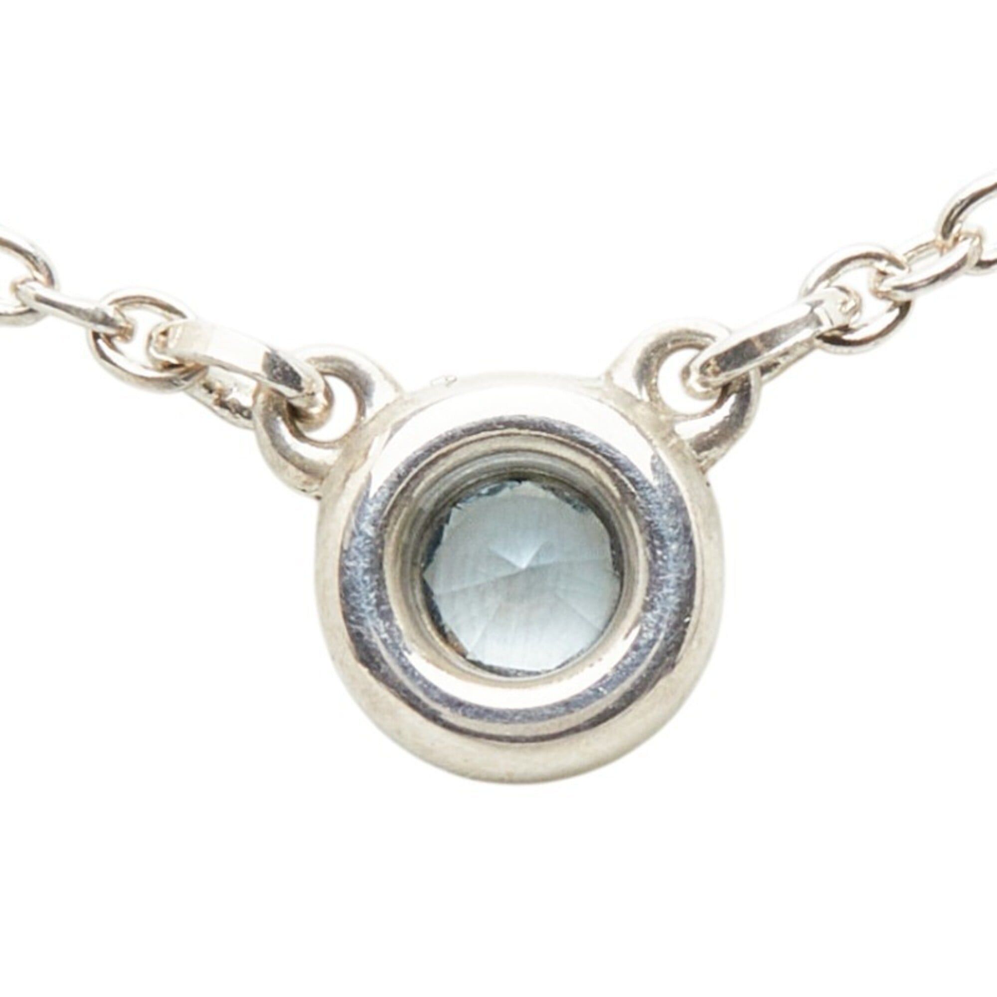 Tiffany & Co. Tiffany & Co. by the Yard Aquamarine Pendant Necklace, Aquamarine, SV925 Silver, Women's. Size ONE SIZE - 4 Thumbnail