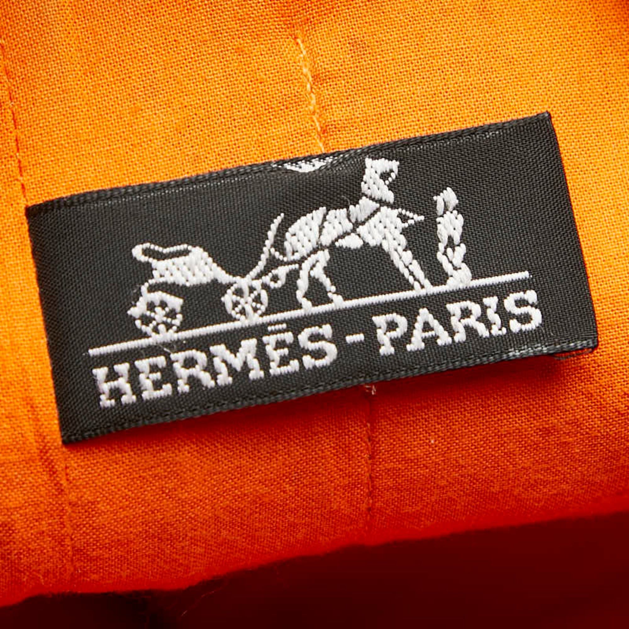 Hermes Hermes Amedaba Diago GM Tote Bag Handbag Orange Wool Cotton Women's HERMES Size ONE SIZE - 12 Thumbnail