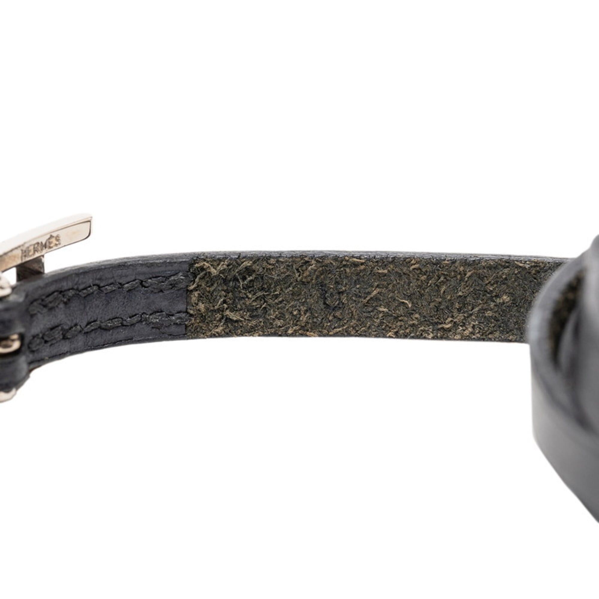 Hermes Hermes Api 4-strand long bracelet, black leather, women's. Size ONE SIZE - 6 Thumbnail