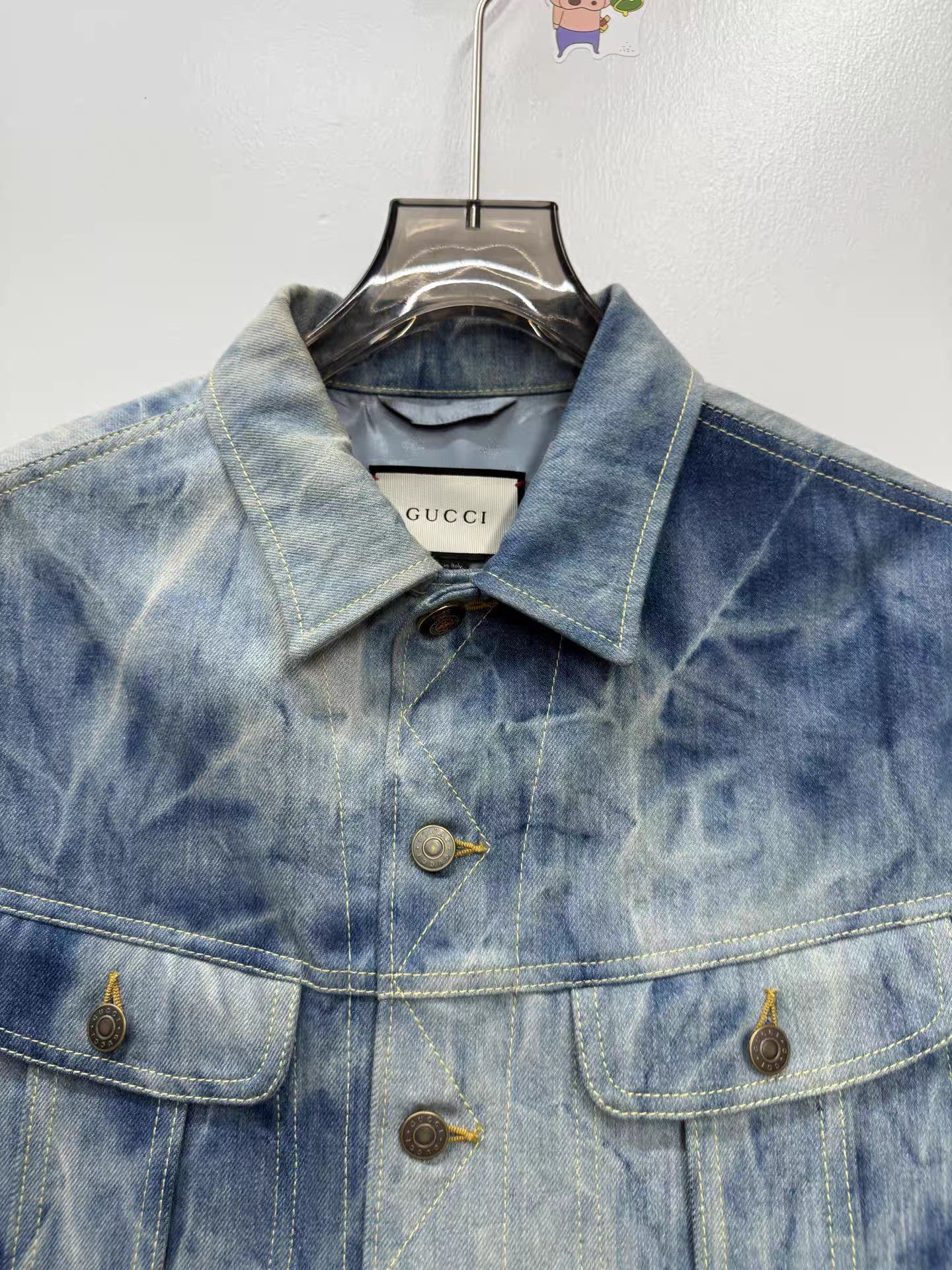 Gucci Blue Denim Jacket with Button Front - Size M Size US M / EU 48-50 / 2 - 2 Thumbnail