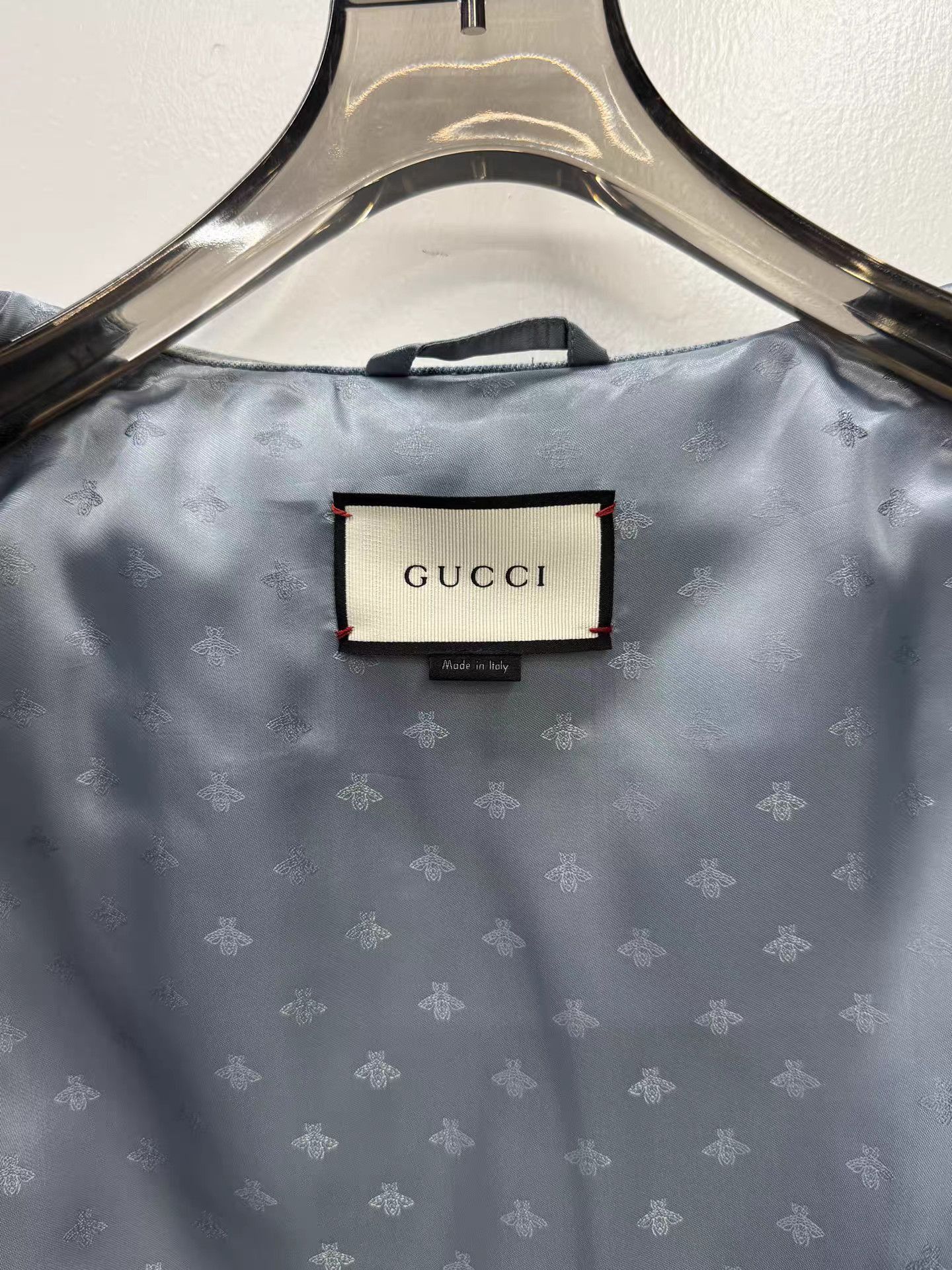 Gucci Blue Denim Jacket with Button Front - Size M Size US M / EU 48-50 / 2 - 7 Thumbnail