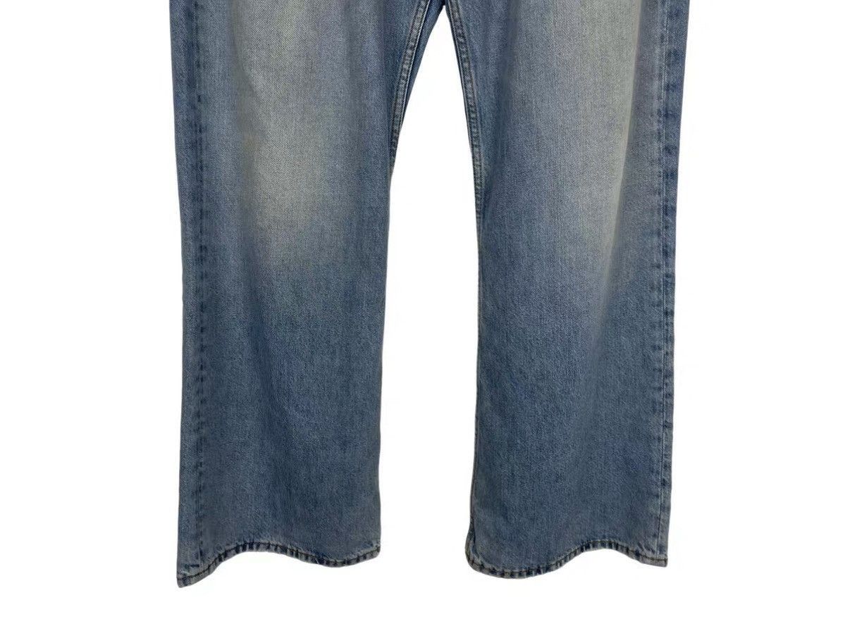 Acne Studios Blue Denim Wide-Leg Jeans Size US 30 / EU 46 - 4 Thumbnail