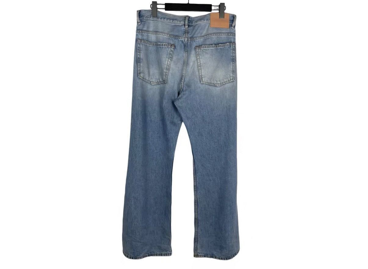 Acne Studios Blue Denim Wide-Leg Jeans Size US 30 / EU 46 - 2 Thumbnail