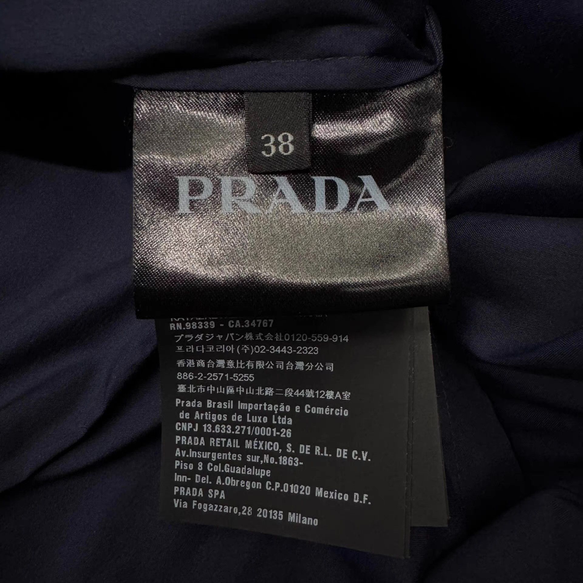 Prada Blue Button-Front Blazer with Long Sleeves Size US M / EU 48-50 / 2 - 4 Thumbnail