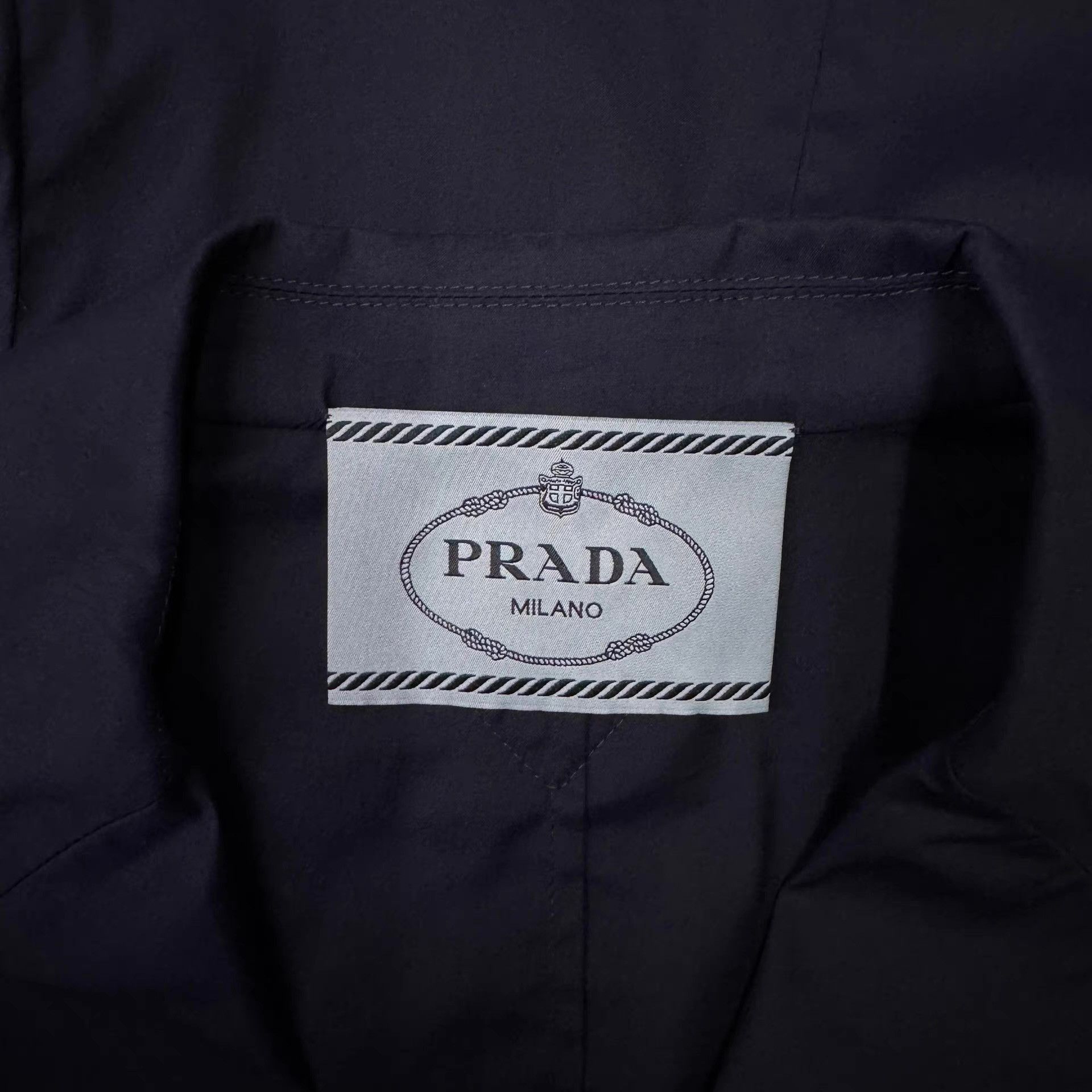 Prada Blue Button-Front Blazer with Long Sleeves Size US M / EU 48-50 / 2 - 5 Thumbnail