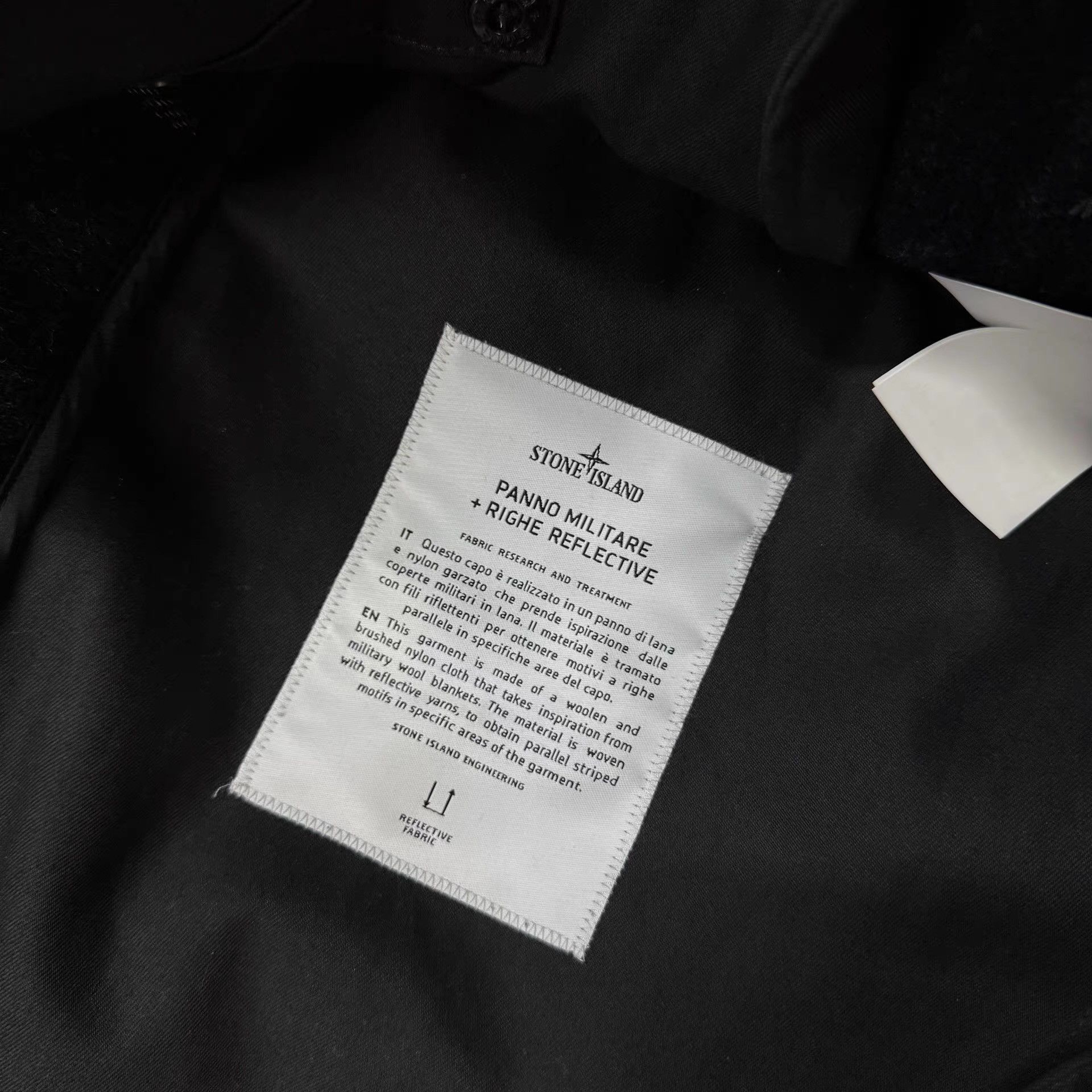 Stone Island Black Collared Button-Up Coat - Size L Size US L / EU 52-54 / 3 - 4 Thumbnail