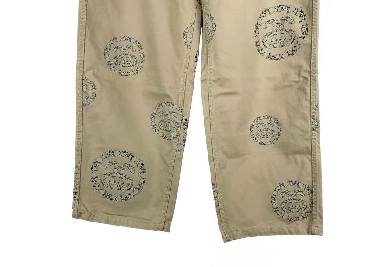 Stussy Beige Patterned Casual Pants Size 34 Size US 34 / EU 50 - 4 Thumbnail