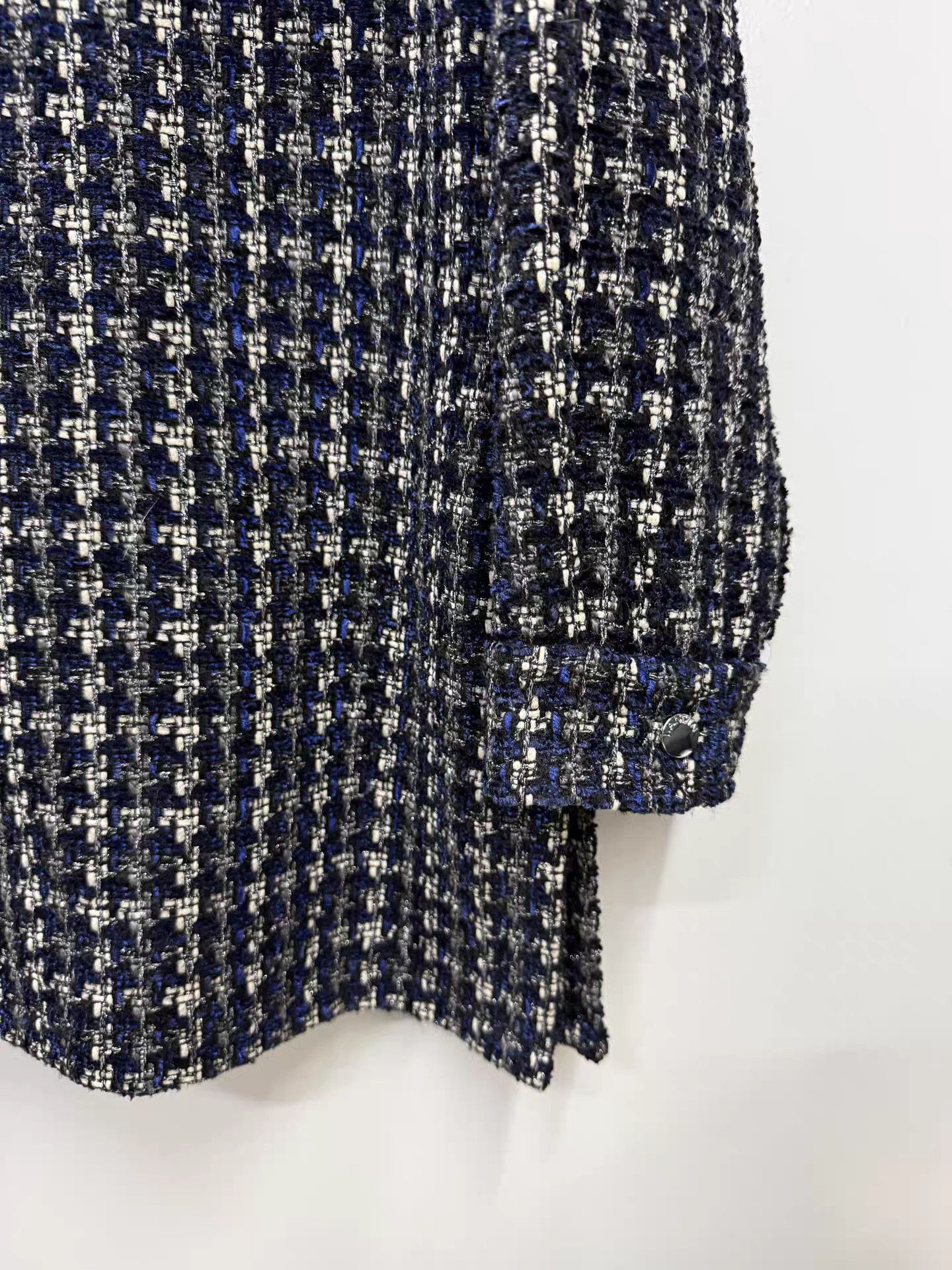 Lanvin Blue Checked Long-Sleeve Button-Up Shirt Size US M / EU 48-50 / 2 - 3 Thumbnail
