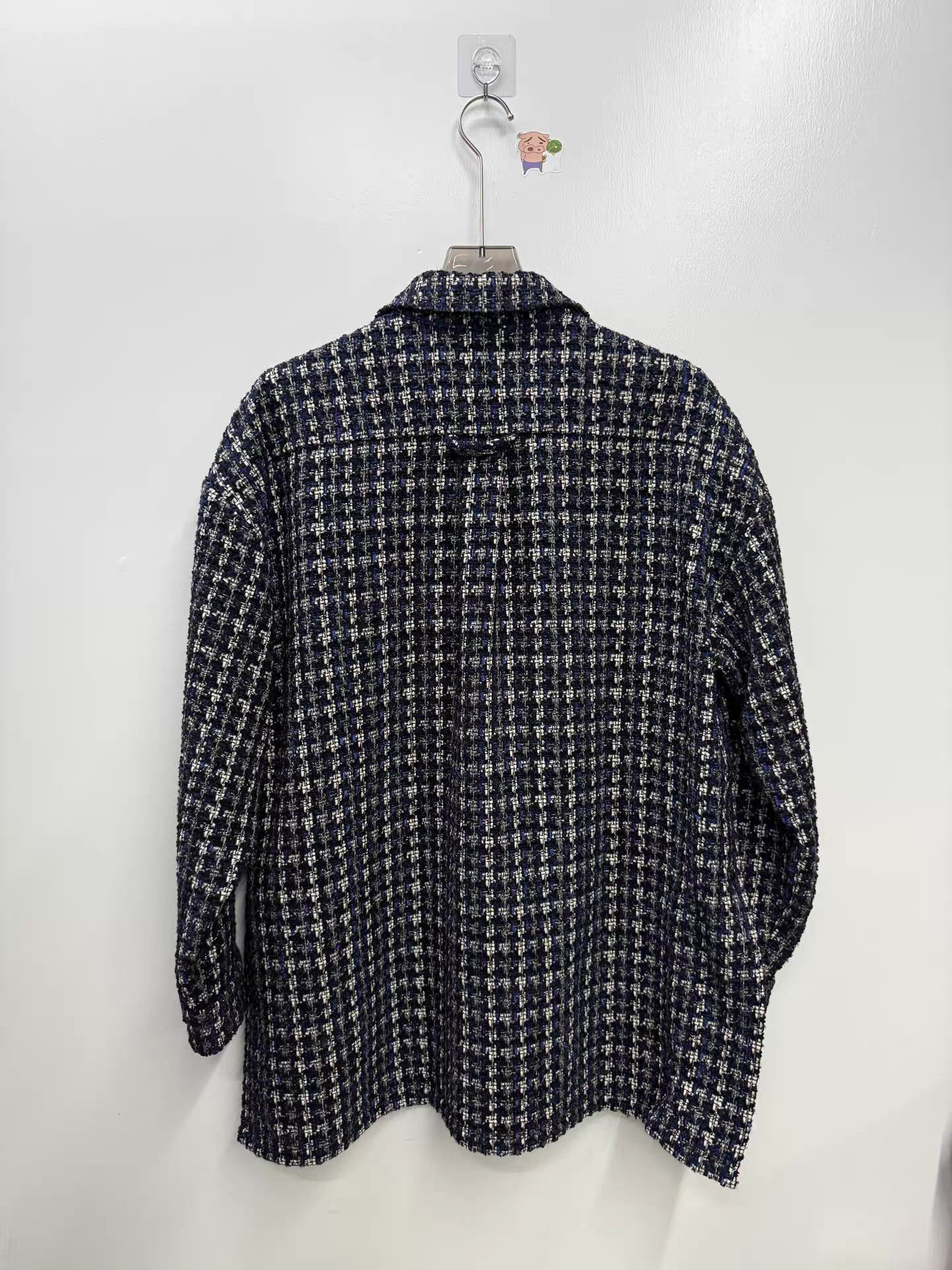 Lanvin Blue Checked Long-Sleeve Button-Up Shirt Size US M / EU 48-50 / 2 - 4 Thumbnail
