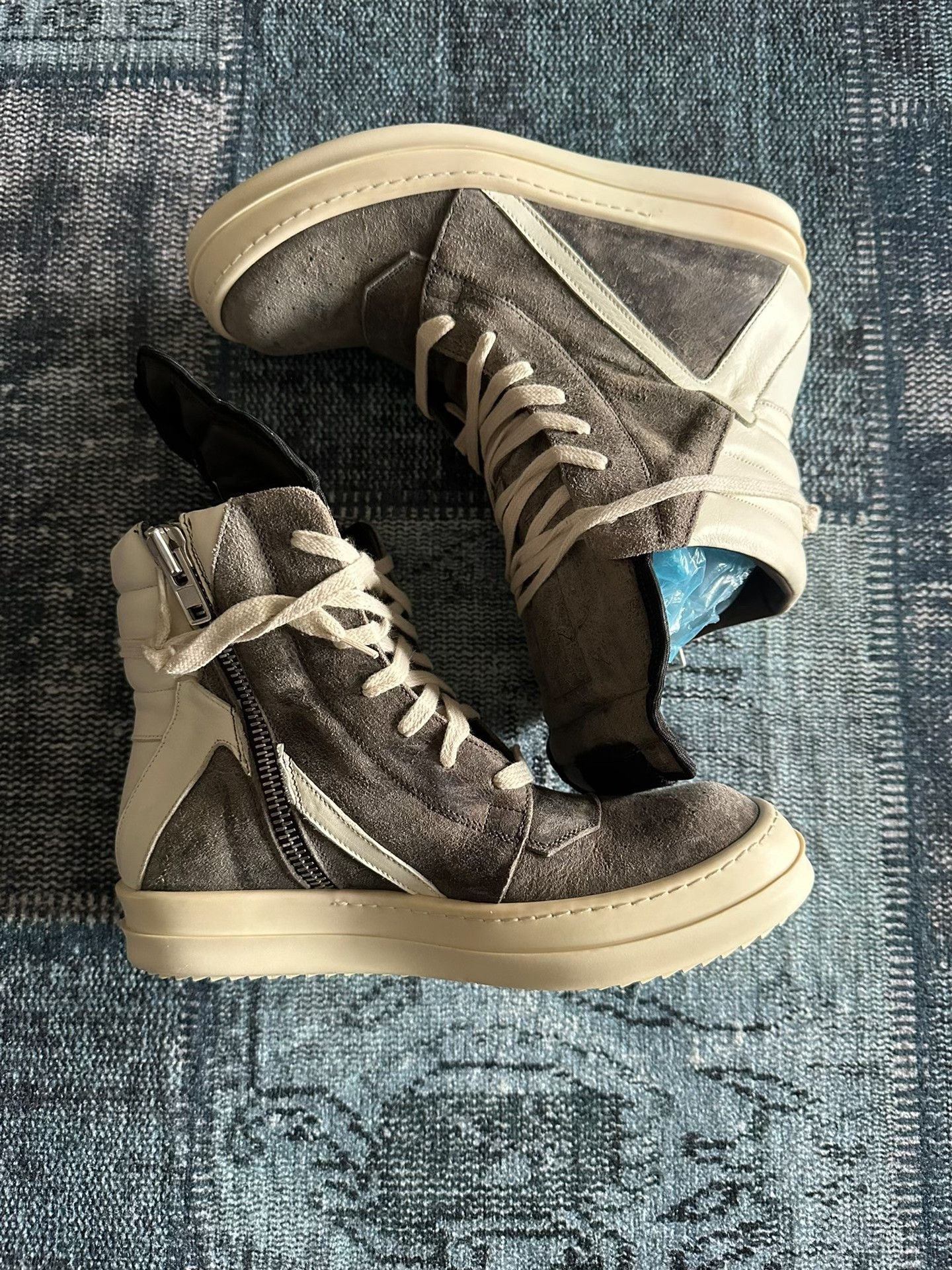 Rick Owens Rick Owens Inverted Triangle Suede Shoes Size US 7 / IT 37 - 2 Thumbnail