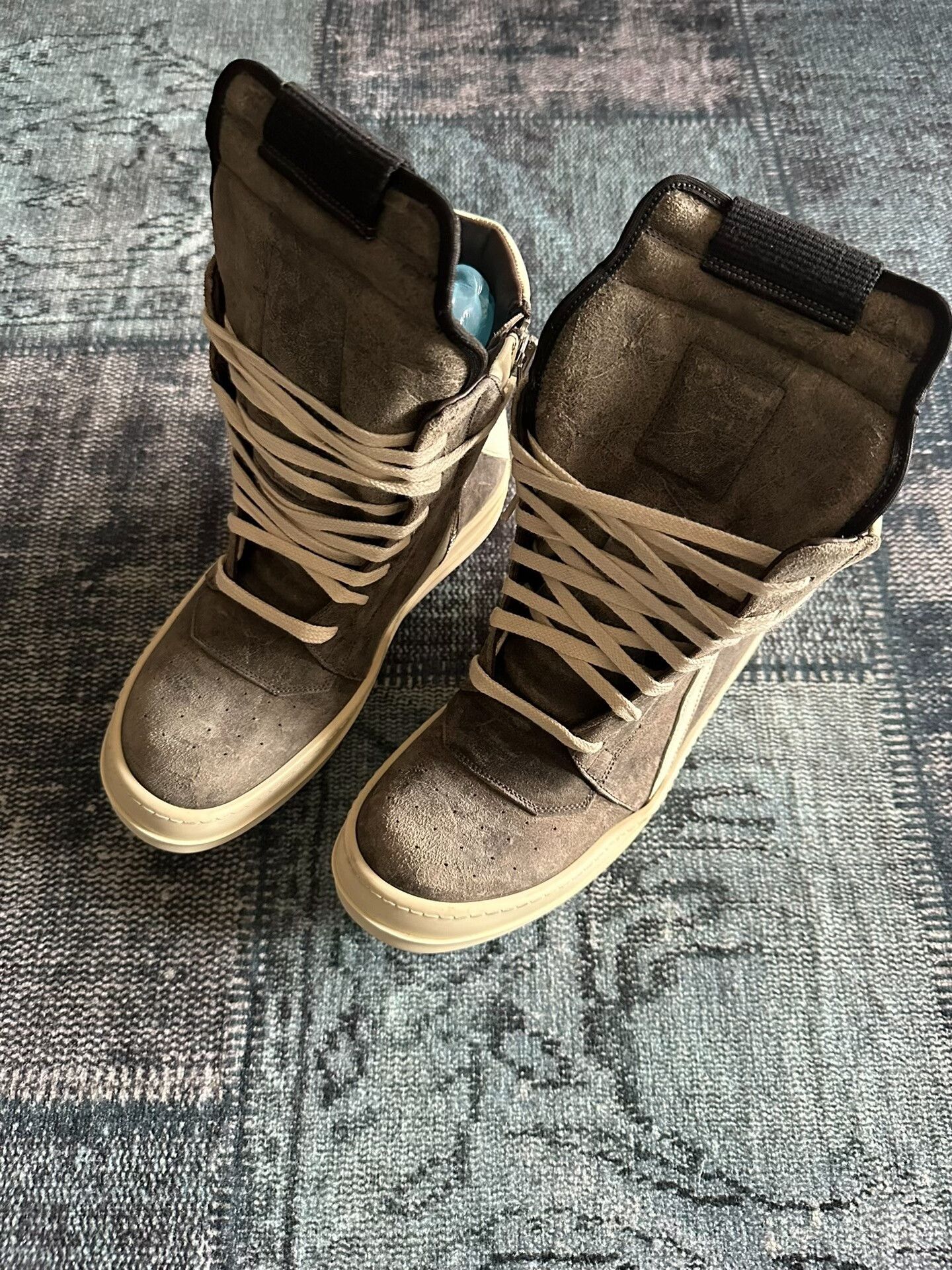 Rick Owens Rick Owens Inverted Triangle Suede Shoes Size US 7 / IT 37 - 3 Thumbnail