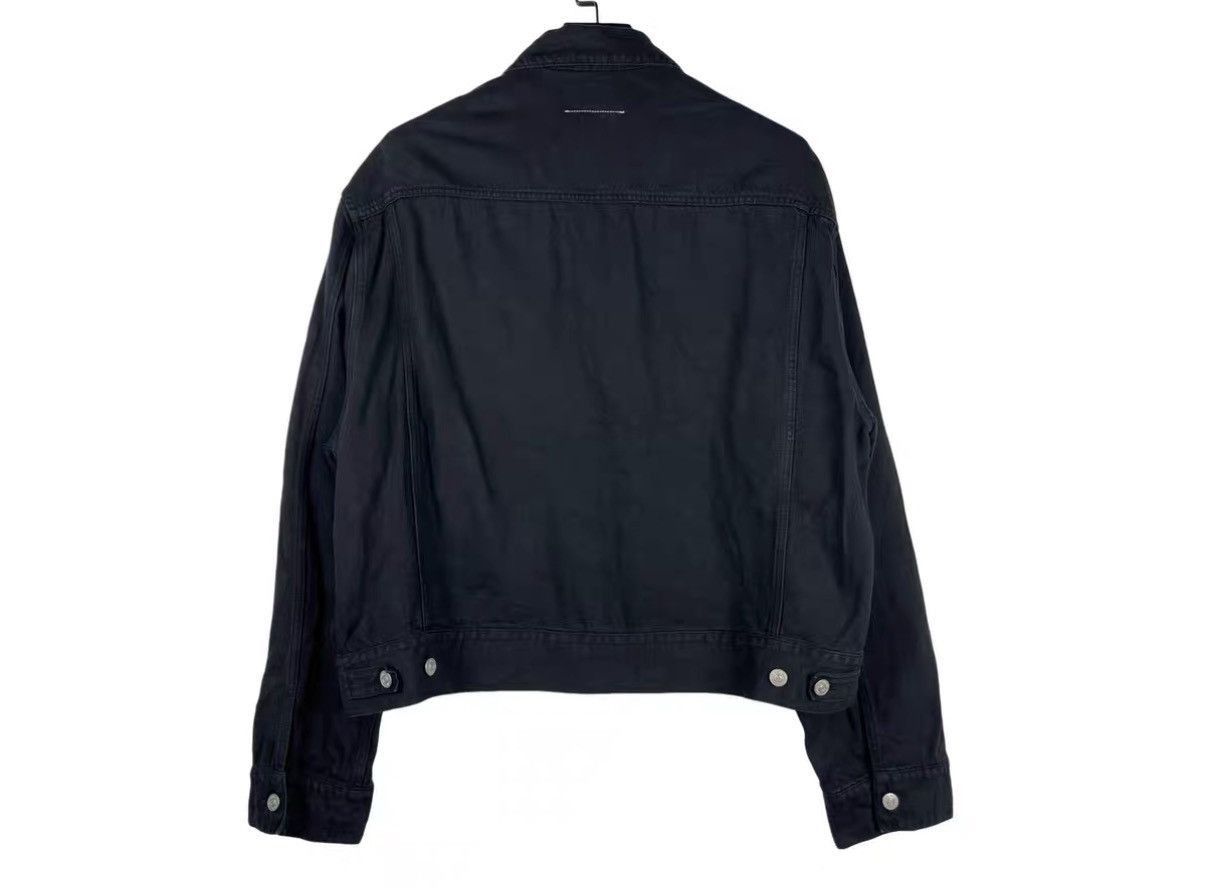 Maison Margiela Black Denim Jacket with Button Front and Pockets Size US S / EU 44-46 / 1 - 2 Thumbnail