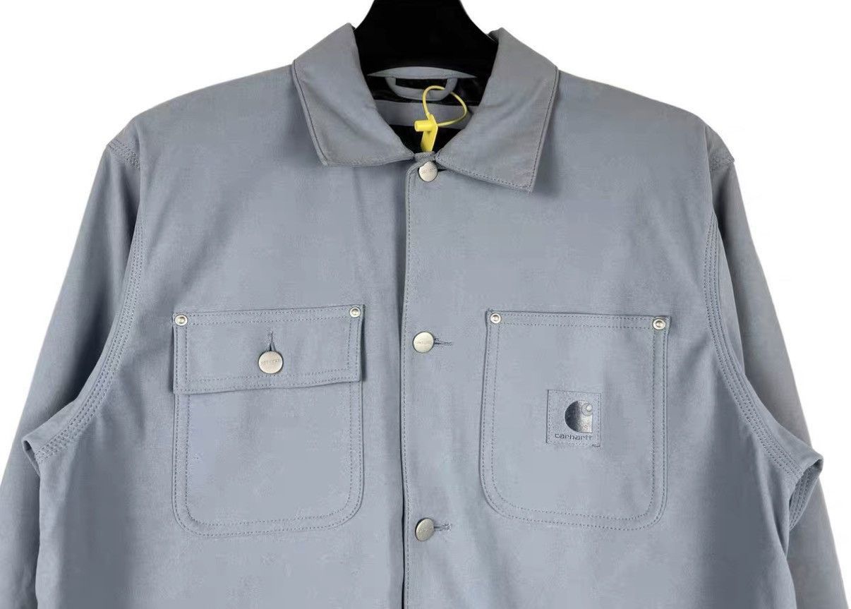 Carhartt Blue Button-Front Utility Jacket Size US M / EU 48-50 / 2 - 3 Thumbnail