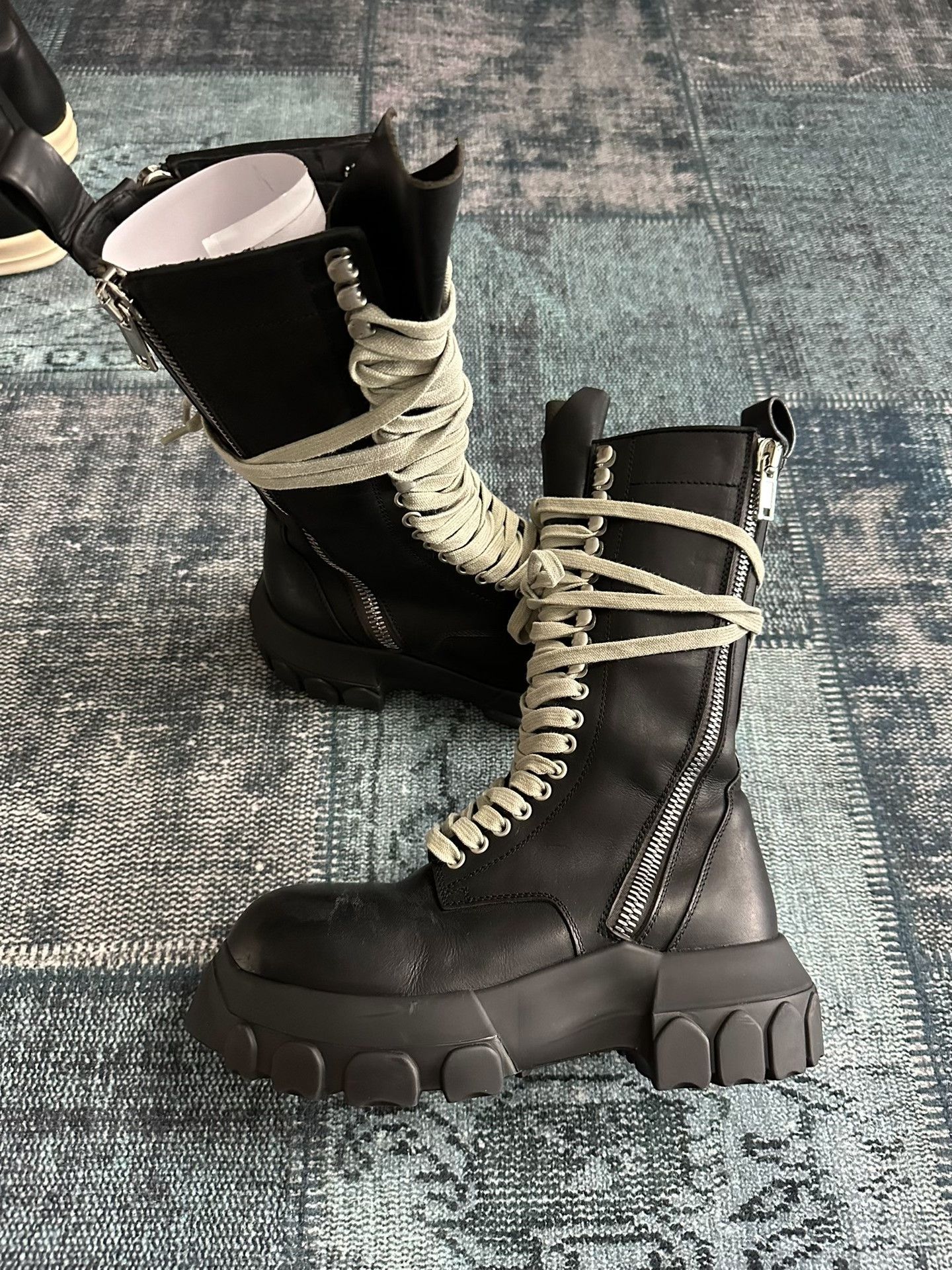 Rick Owens Rick Owens Octopus Strap Military Boots Size US 6 / IT 36 - 4 Thumbnail