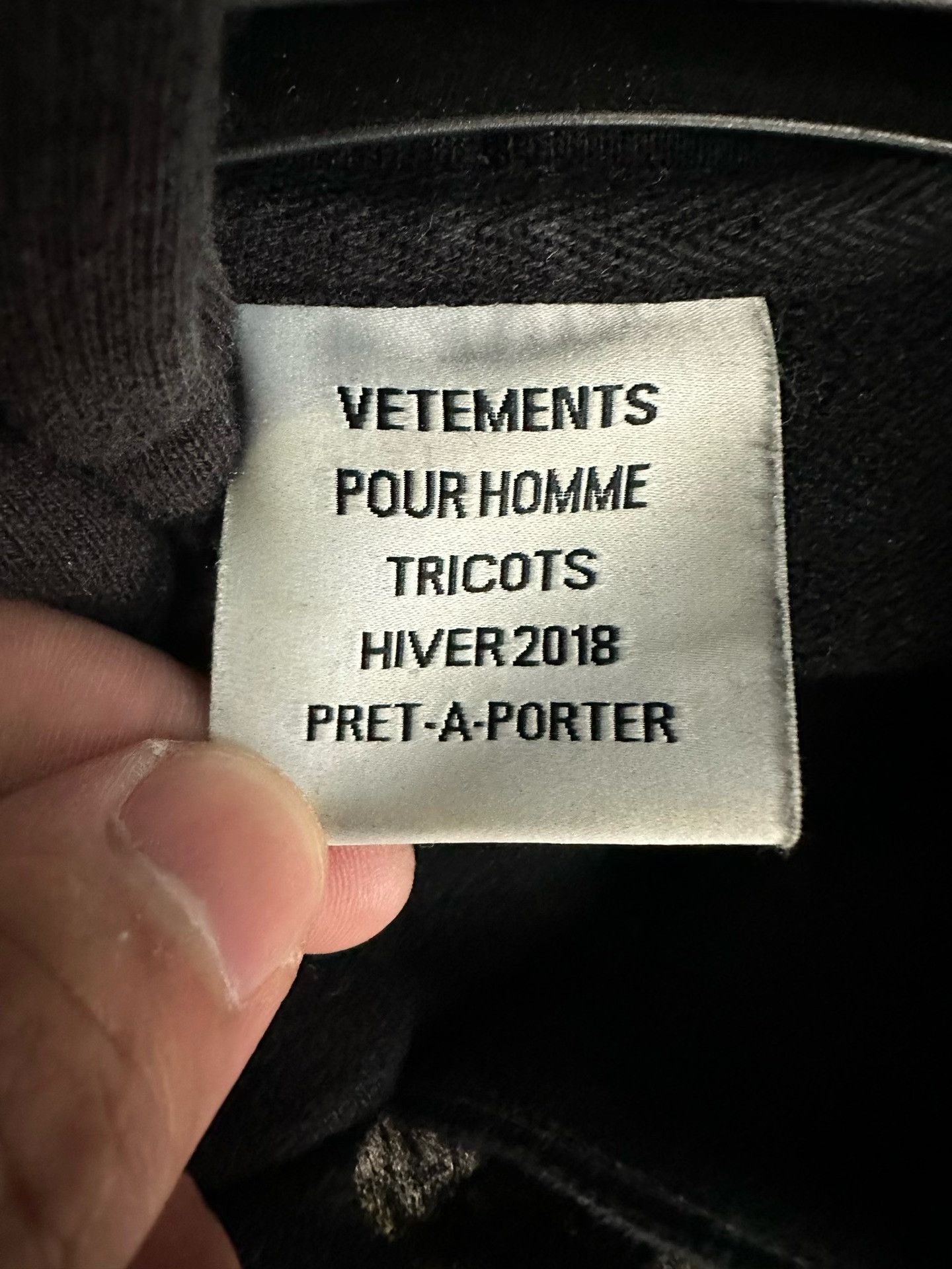 Vetements Vetements Ghost Face Unique Cut Hoodie Size US S / EU 44-46 / 1 - 5 Thumbnail