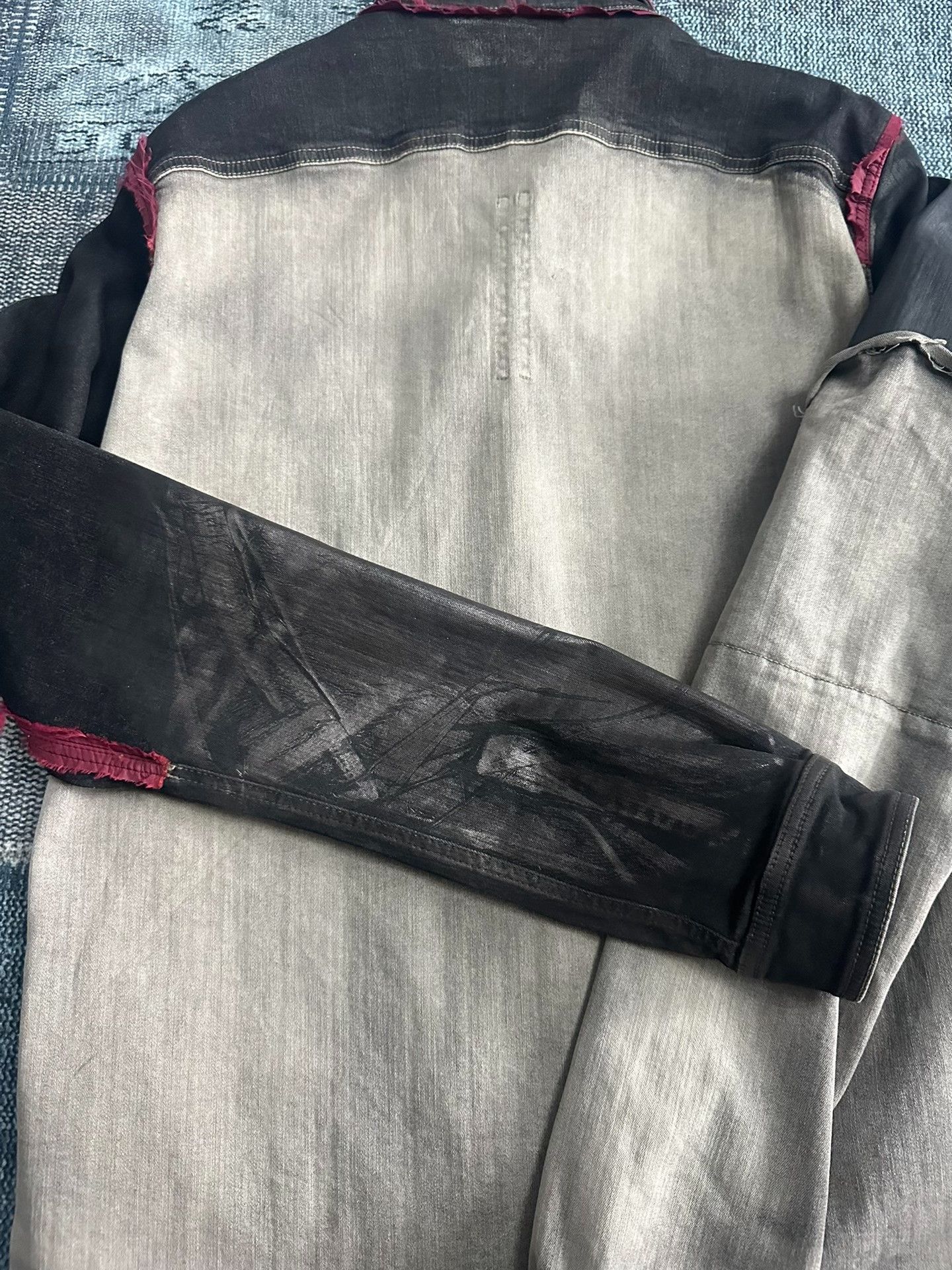 Rick Owens Drkshdw Rick Owens Waxed Panel Jacket Size US M / EU 48-50 / 2 - 7 Thumbnail