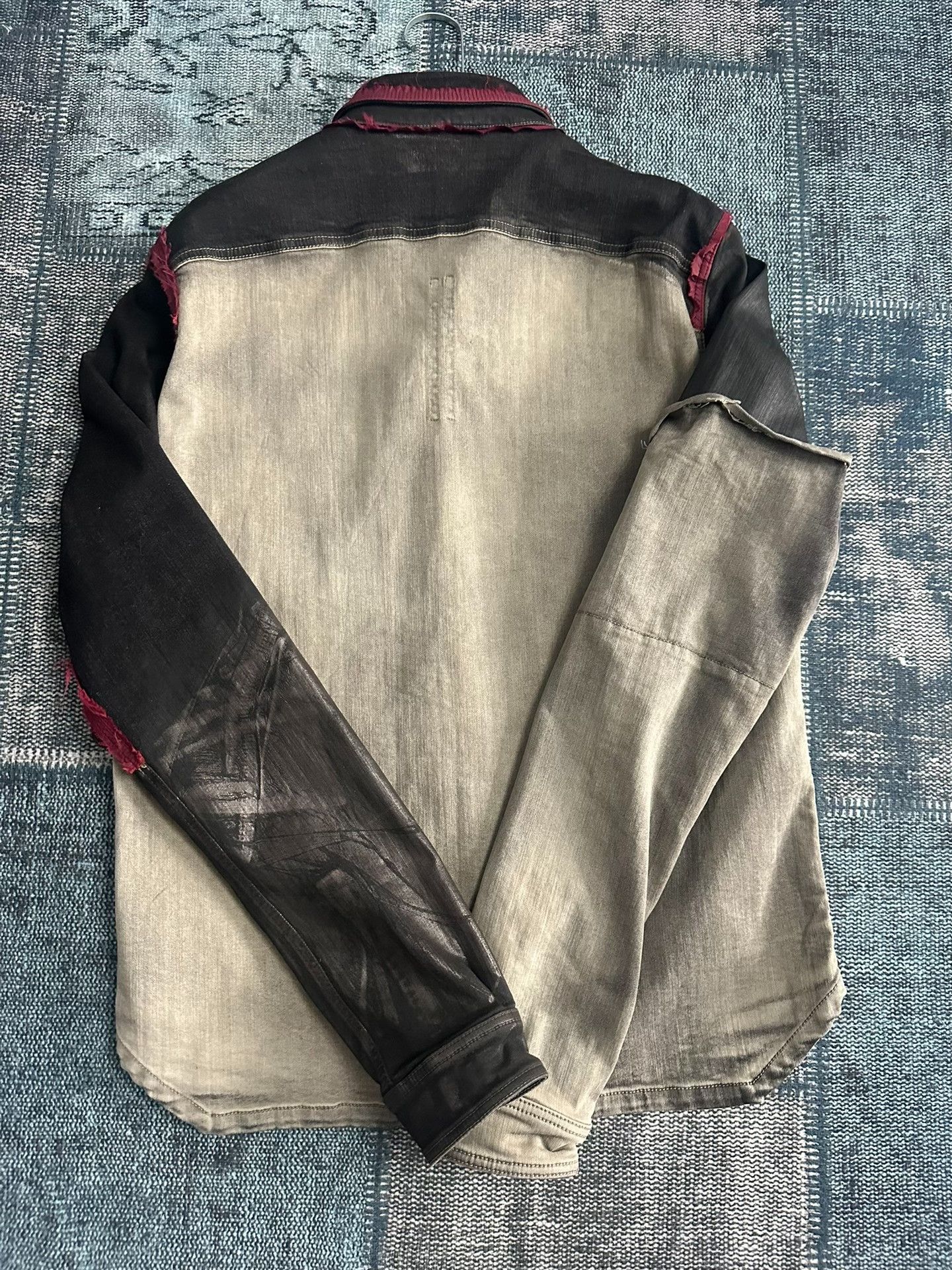 Rick Owens Drkshdw Rick Owens Waxed Panel Jacket Size US M / EU 48-50 / 2 - 5 Thumbnail
