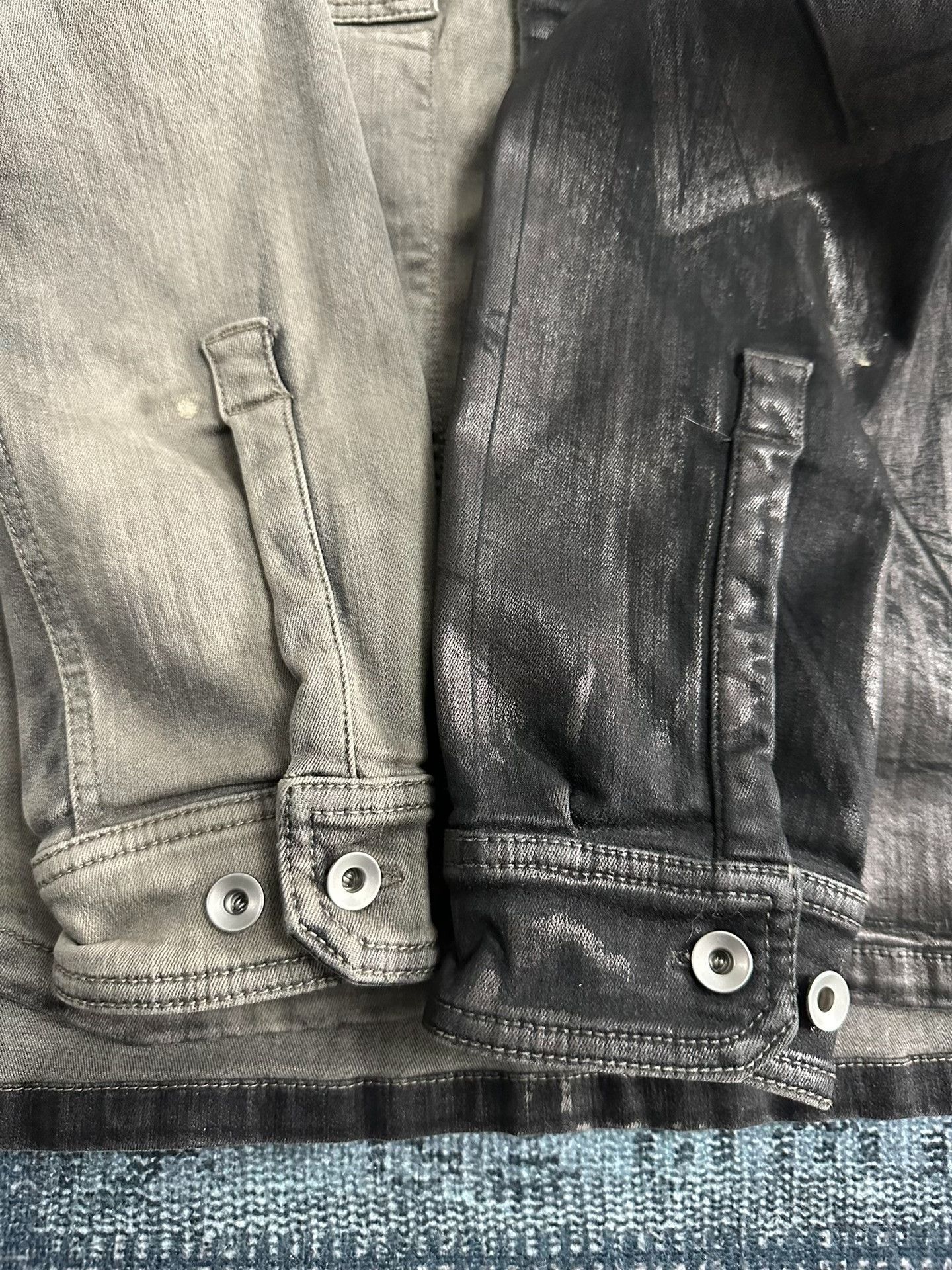 Rick Owens Drkshdw Rick Owens Waxed Panel Jacket Size US M / EU 48-50 / 2 - 3 Thumbnail