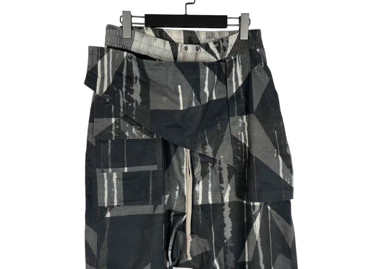 Rick Owens Multi Abstract Print Casual Pants Size 32 Size US 32 / EU 48 - 3 Thumbnail