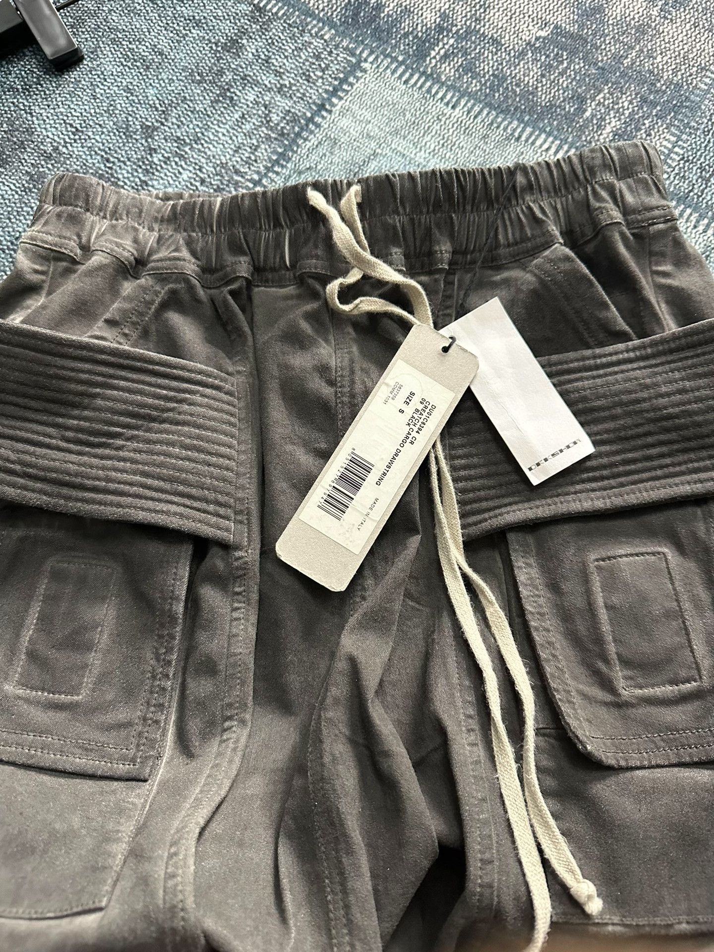 Rick Owens Drkshdw Rick Owens Drkshdw 25SS Waxed Denim Shorts Size US 26 / EU 42 - 4 Thumbnail