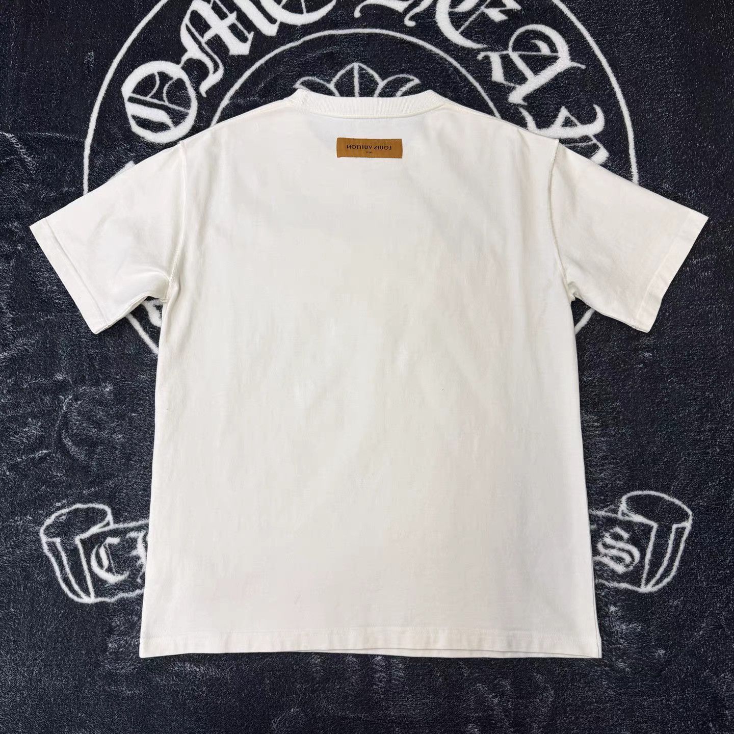 Louis Vuitton White Short Sleeve Graphic T-Shirt Size US L / EU 52-54 / 3 - 2 Thumbnail