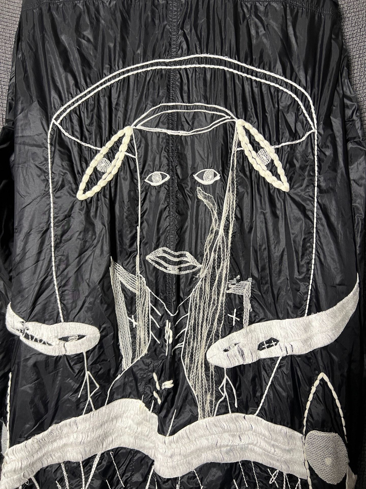 Rick Owens Rick Owens 15ss Runway Ghost Face Coat Size US L / EU 52-54 / 3 - 7 Thumbnail