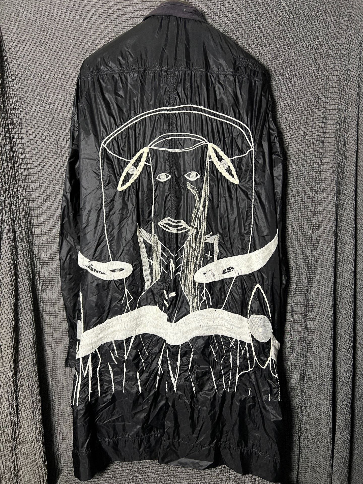 Rick Owens Rick Owens 15ss Runway Ghost Face Coat Size US L / EU 52-54 / 3 - 2 Thumbnail