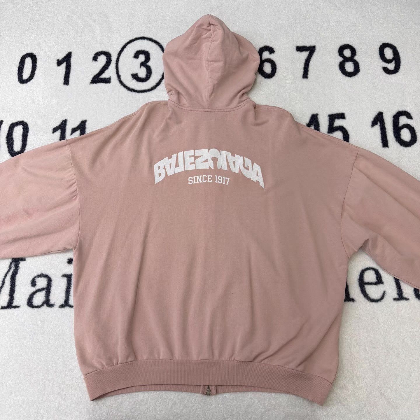 Balenciaga Pink Zip-Up Hoodie - Size L Size US L / EU 52-54 / 3 - 2 Thumbnail