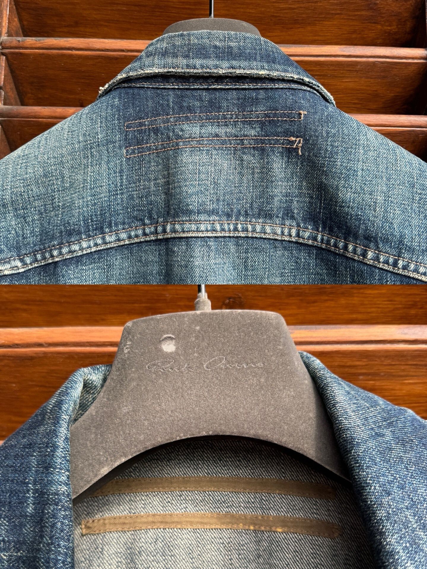 Rick Owens Rick Owens 06ss Washed Denim Trucker Jacket Size US M / EU 48-50 / 2 - 7 Thumbnail