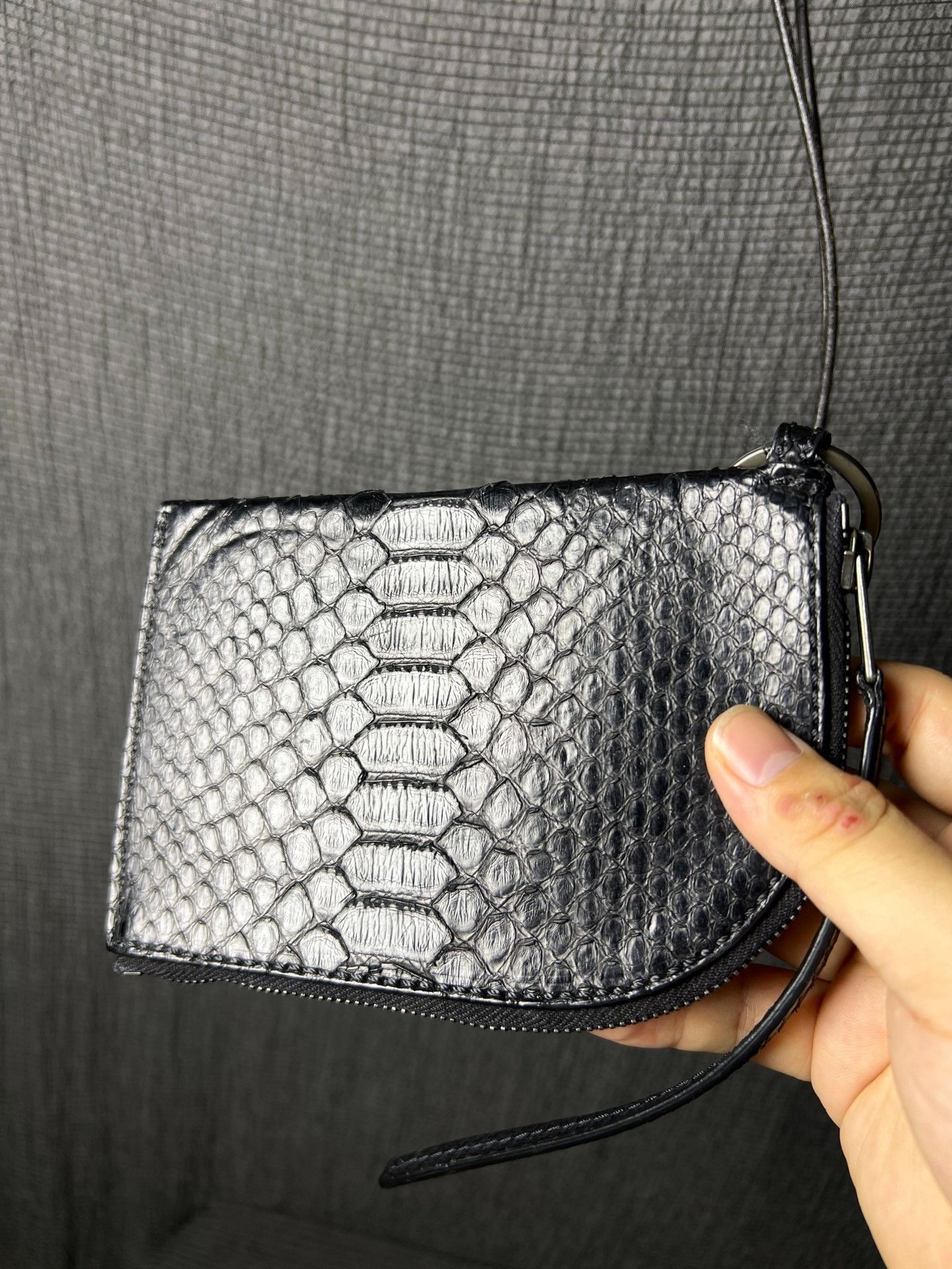 Rick Owens Rick Owens 13FW Snake Skin Card Holder Size ONE SIZE - 3 Thumbnail