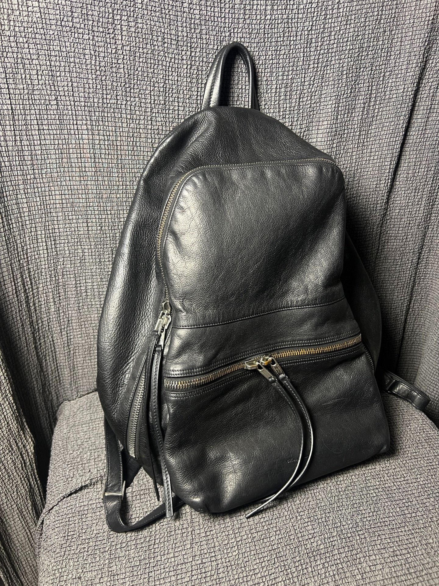 Rick Owens Rick Owens 18ss Pebbled Leather Backpack Size ONE SIZE - 4 Thumbnail