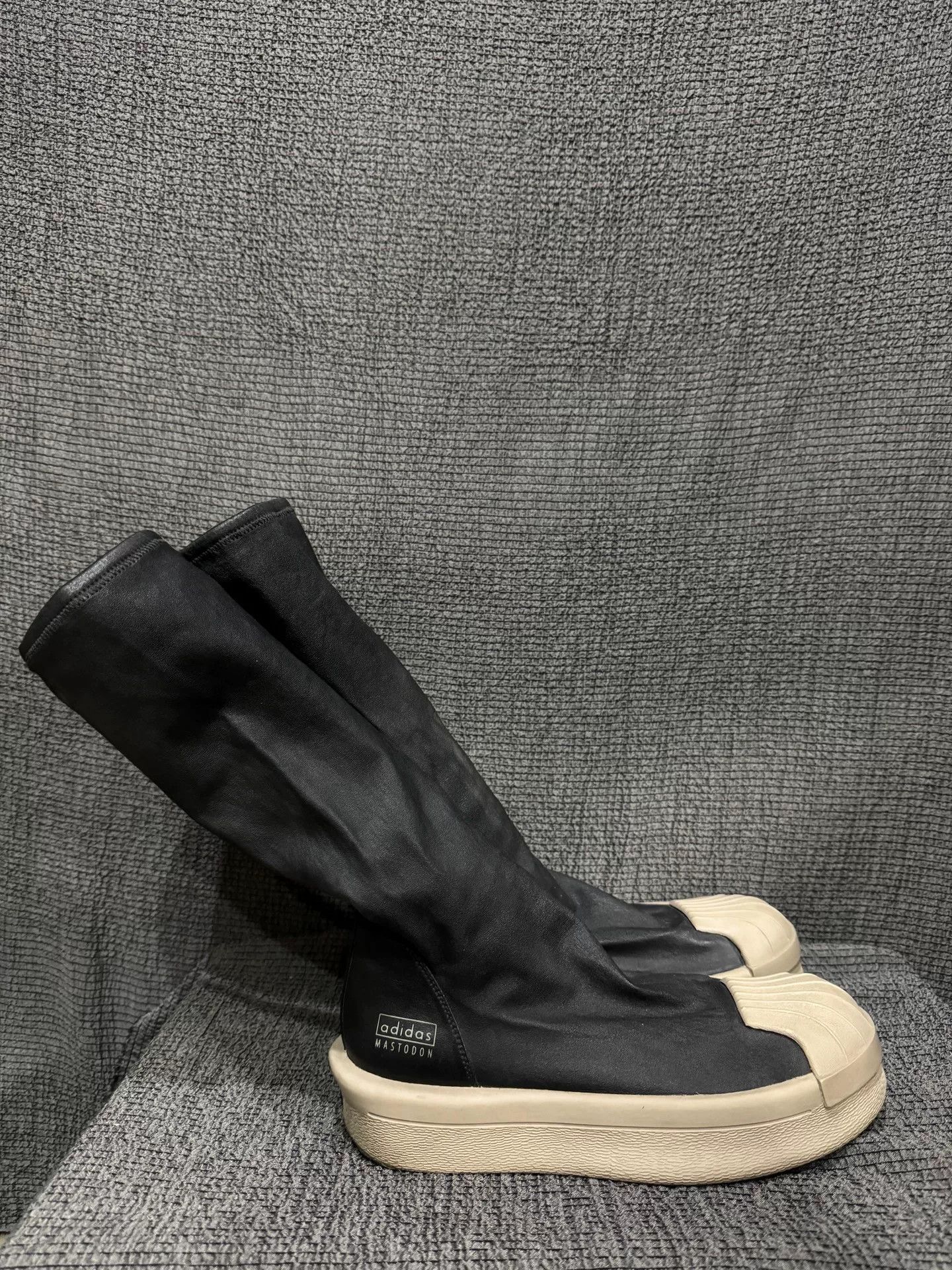 Rick Owens Rick Owens x Adidas High-Top Shell-Toe Boots Size US 7 / EU 40 - 4 Thumbnail
