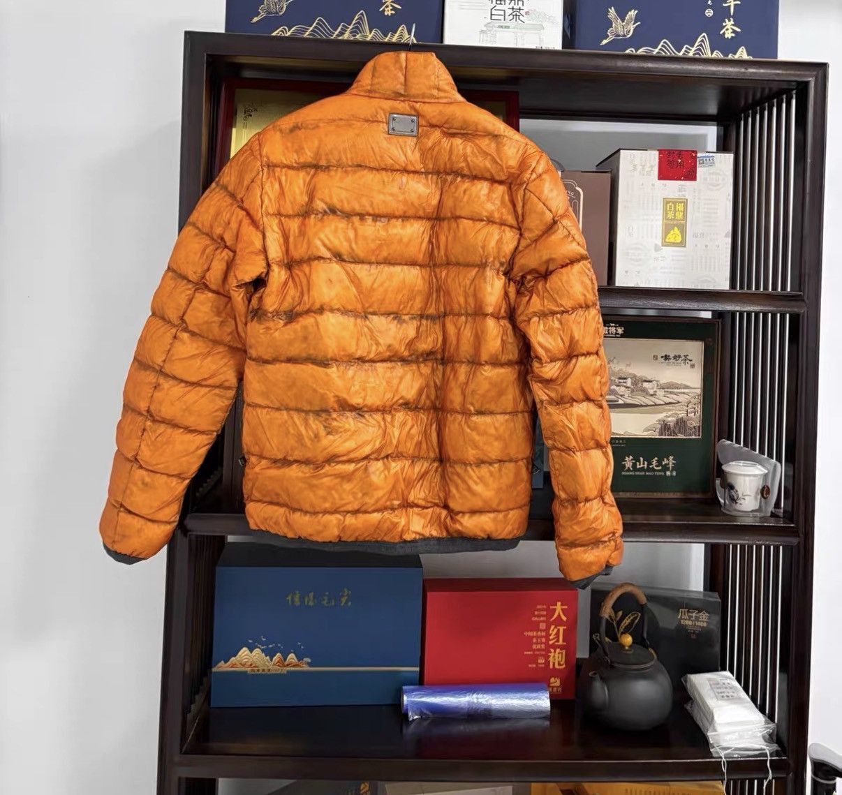 Dolce & Gabbana Orange Puffer Jacket Size S Size US S / EU 44-46 / 1 - 2 Thumbnail