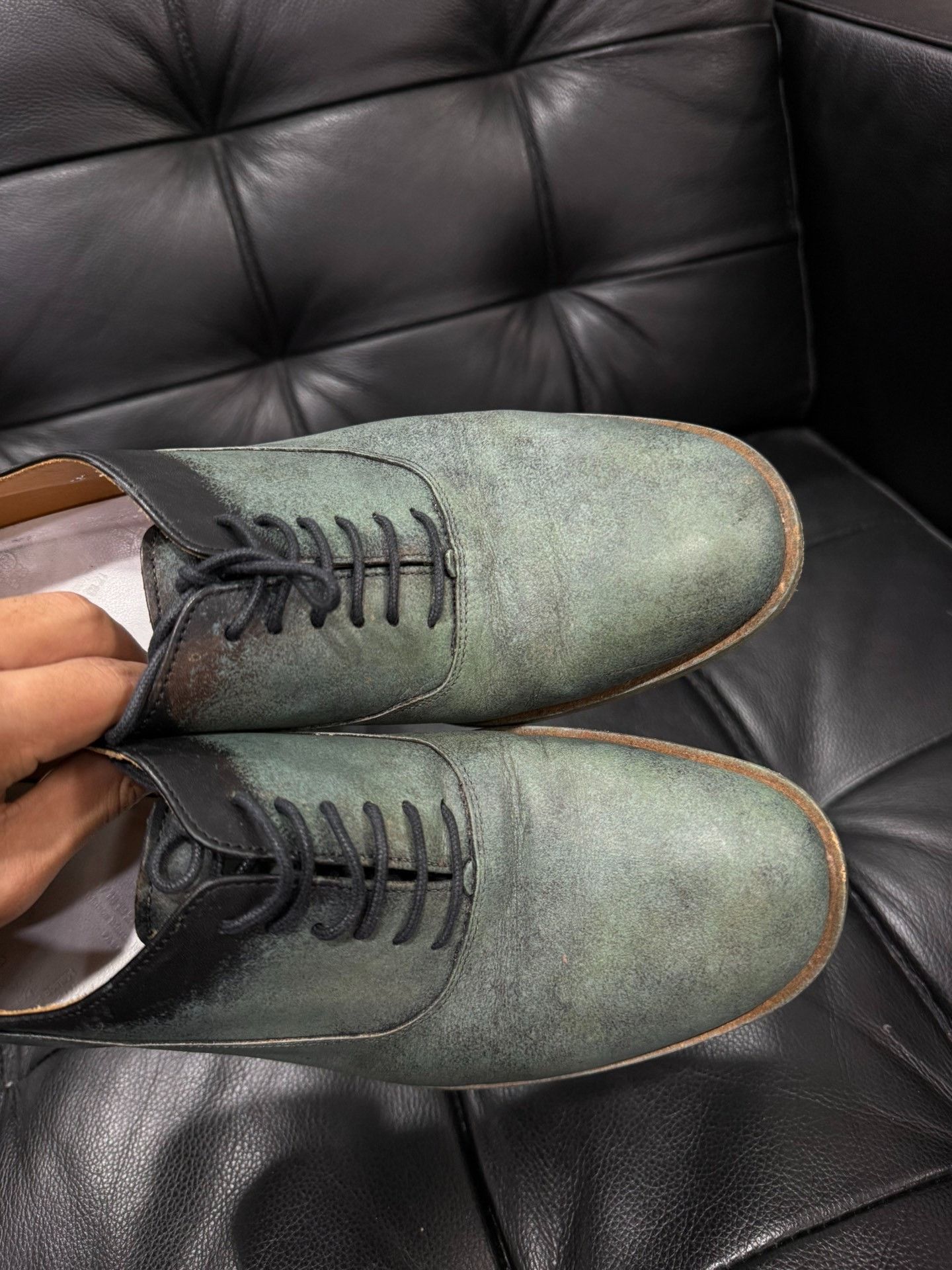 Maison Margiela Maison Margiela Gradient Dyed Derby Boots Size US 7.5 / EU 40-41 - 5 Thumbnail