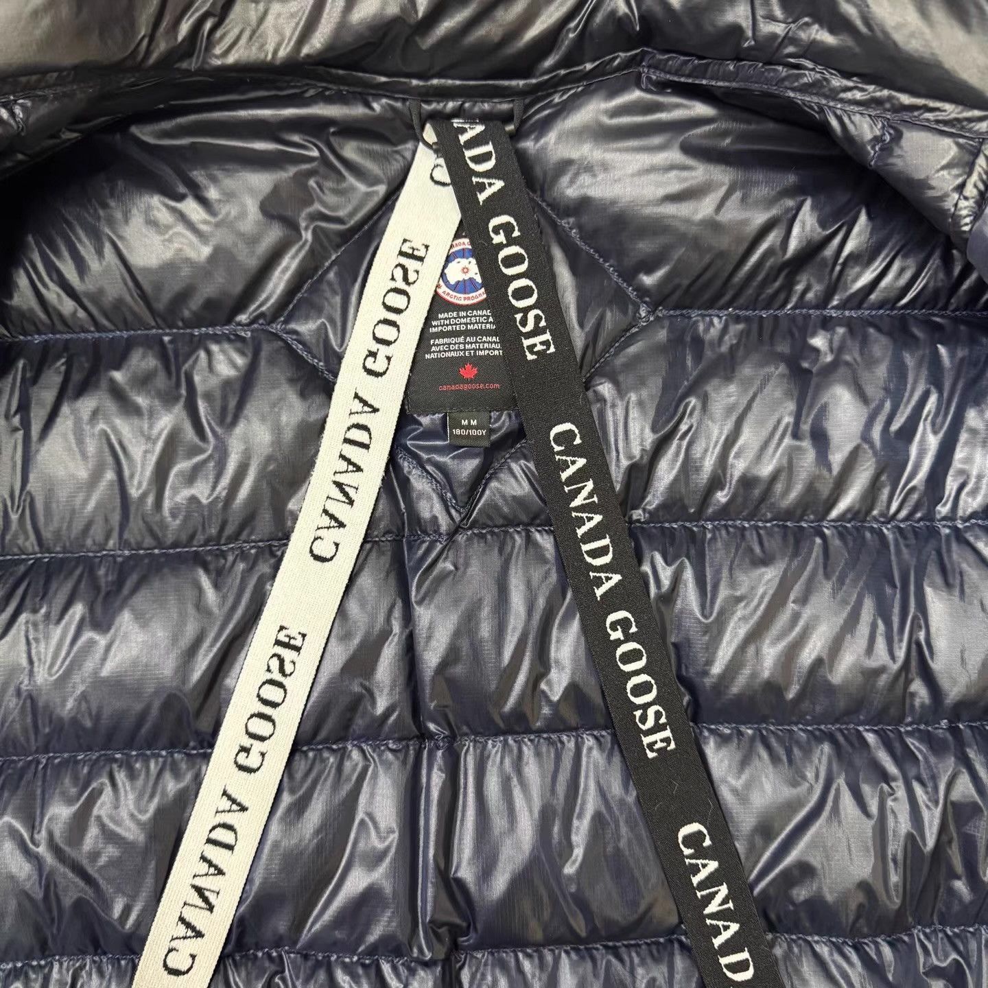 Canada Goose Blue Quilted Puffer Jacket with Zip Closure Size US M / EU 48-50 / 2 - 5 Thumbnail