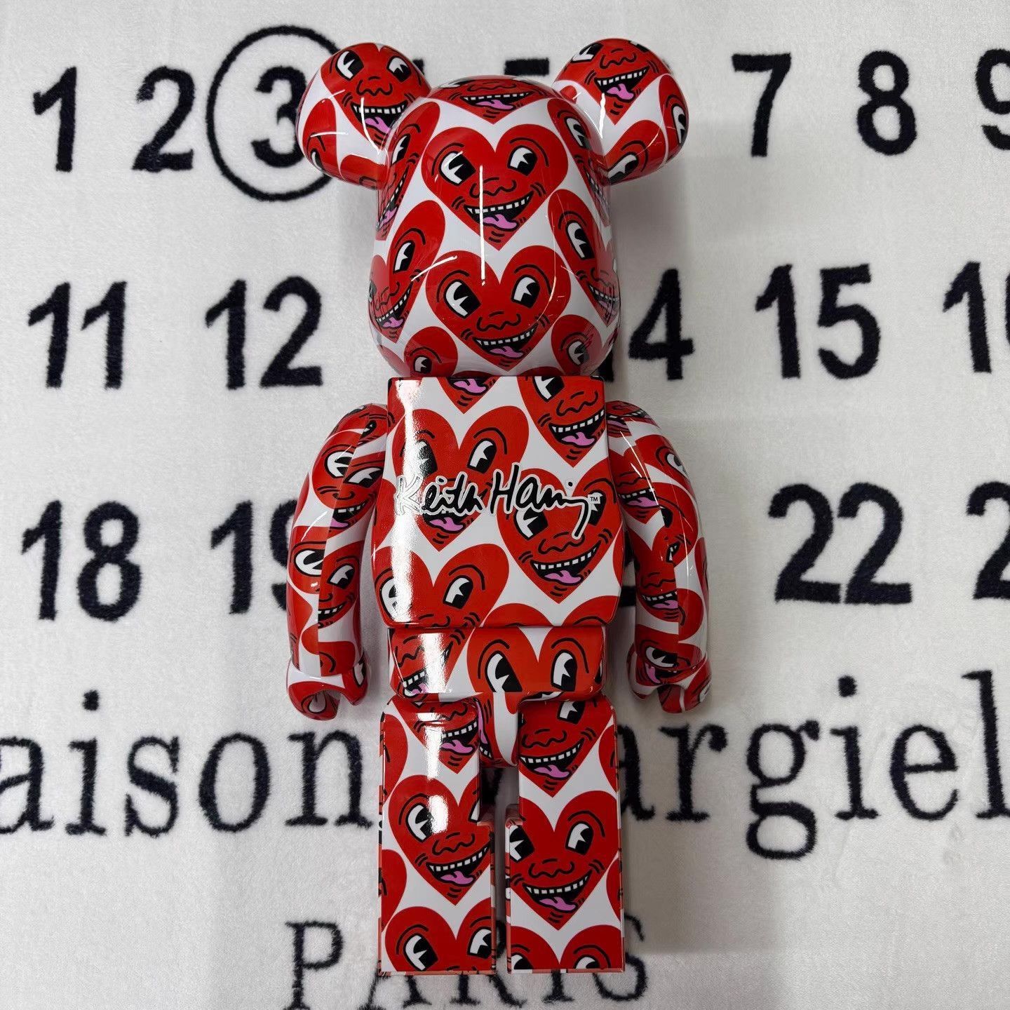 Medicom Toy Heart Face Pattern Collectible Bear Figure Size ONE SIZE - 6 Thumbnail