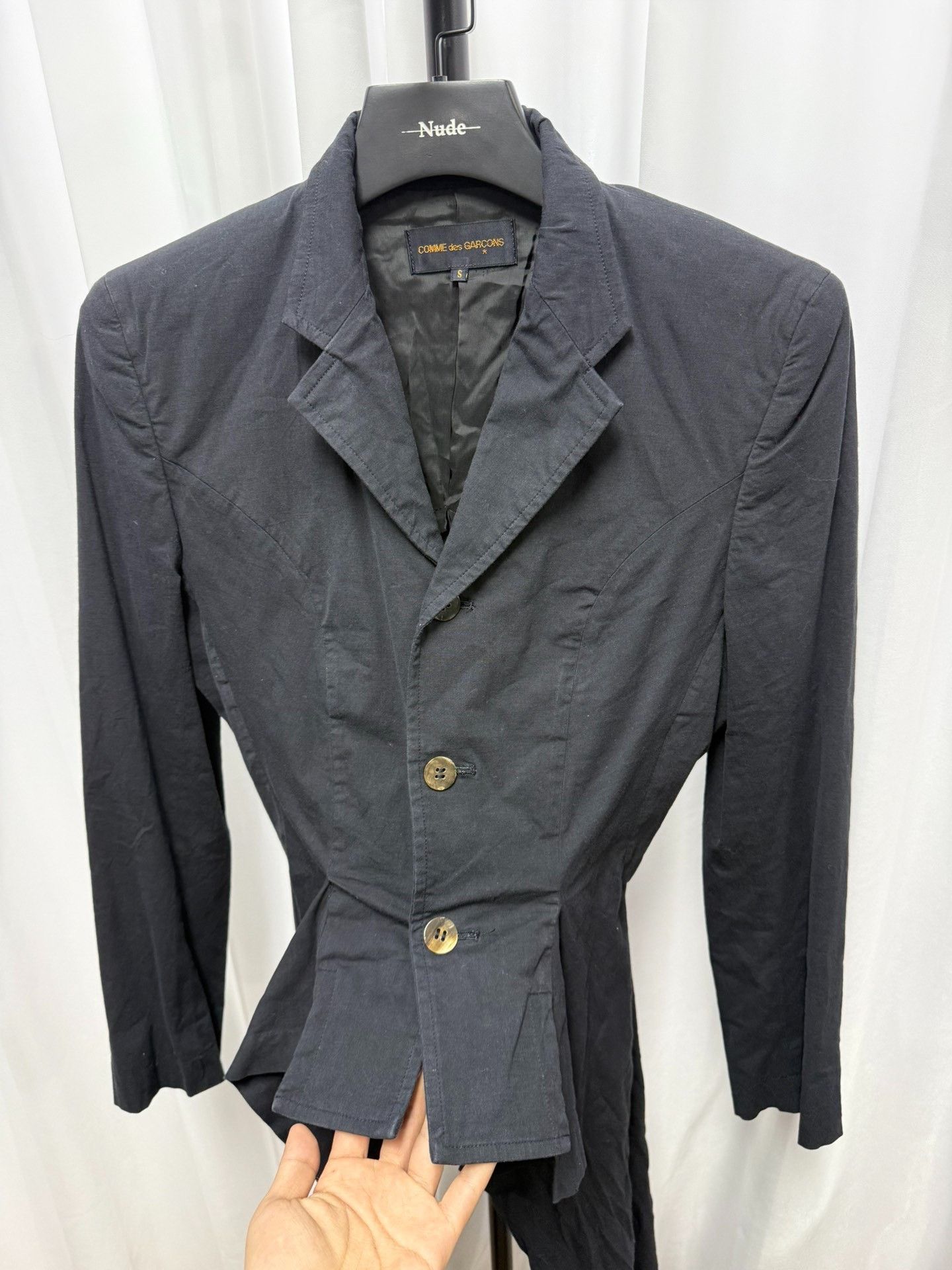 Comme des Garcons Comme des Garçons 90s Strap Blazer Size US S / EU 44-46 / 1 - 5 Thumbnail