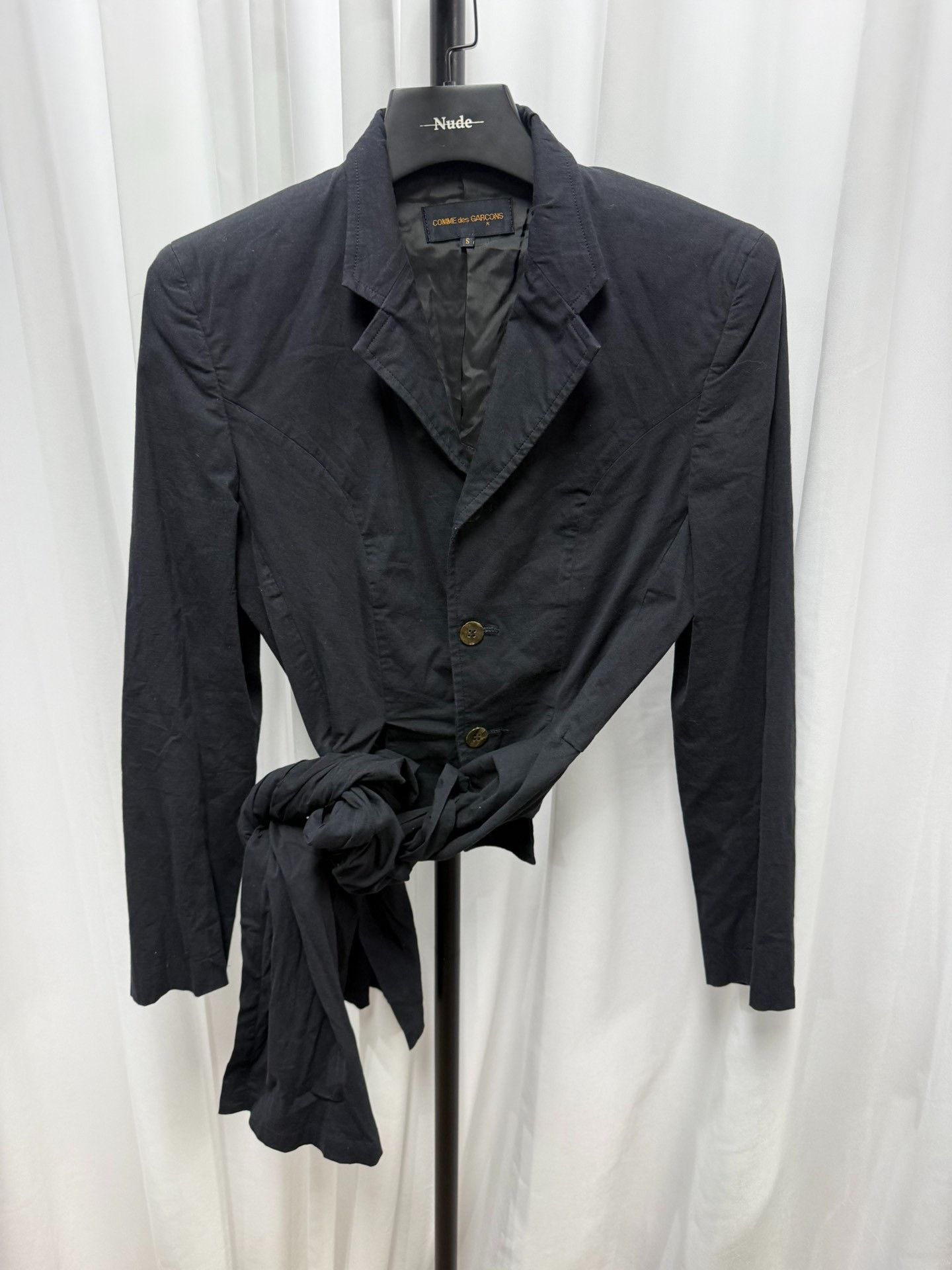 Comme des Garcons Comme des Garçons 90s Strap Blazer Size US S / EU 44-46 / 1 - 8 Thumbnail