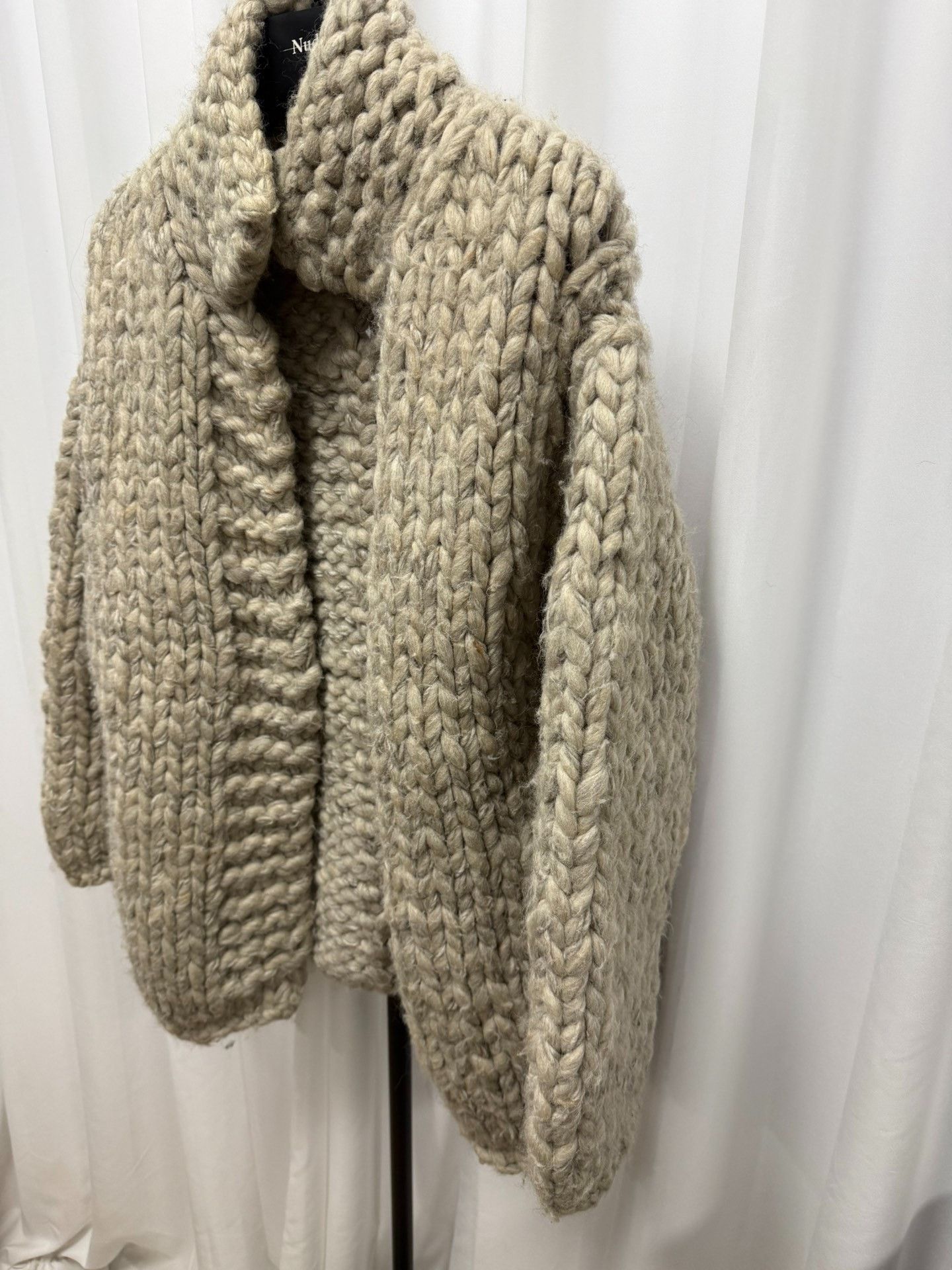 Yohji Yamamoto Yohji Yamamoto Thick Knit Sweater Coat Size US L / EU 52-54 / 3 - 2 Thumbnail