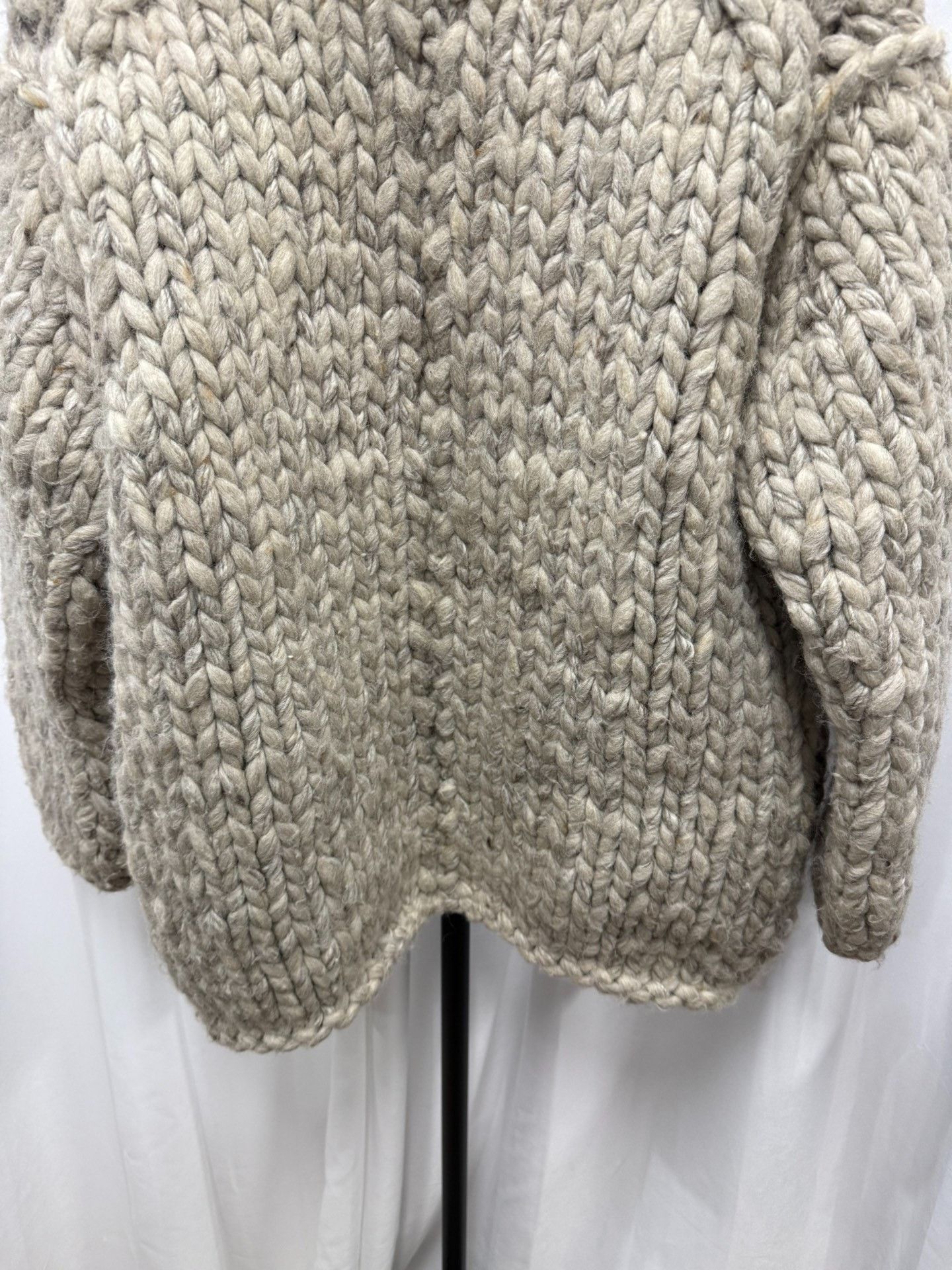Yohji Yamamoto Yohji Yamamoto Thick Knit Sweater Coat Size US L / EU 52-54 / 3 - 7 Thumbnail